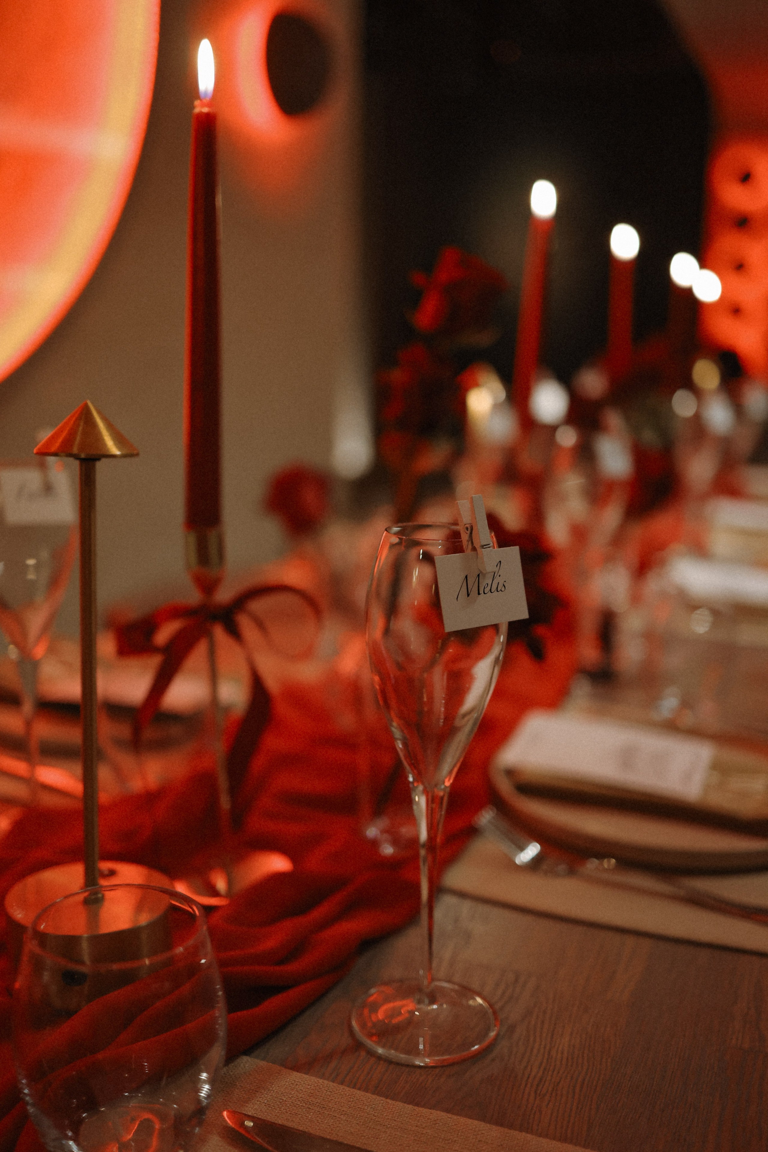 Red party girl. Wedding & Event Planner