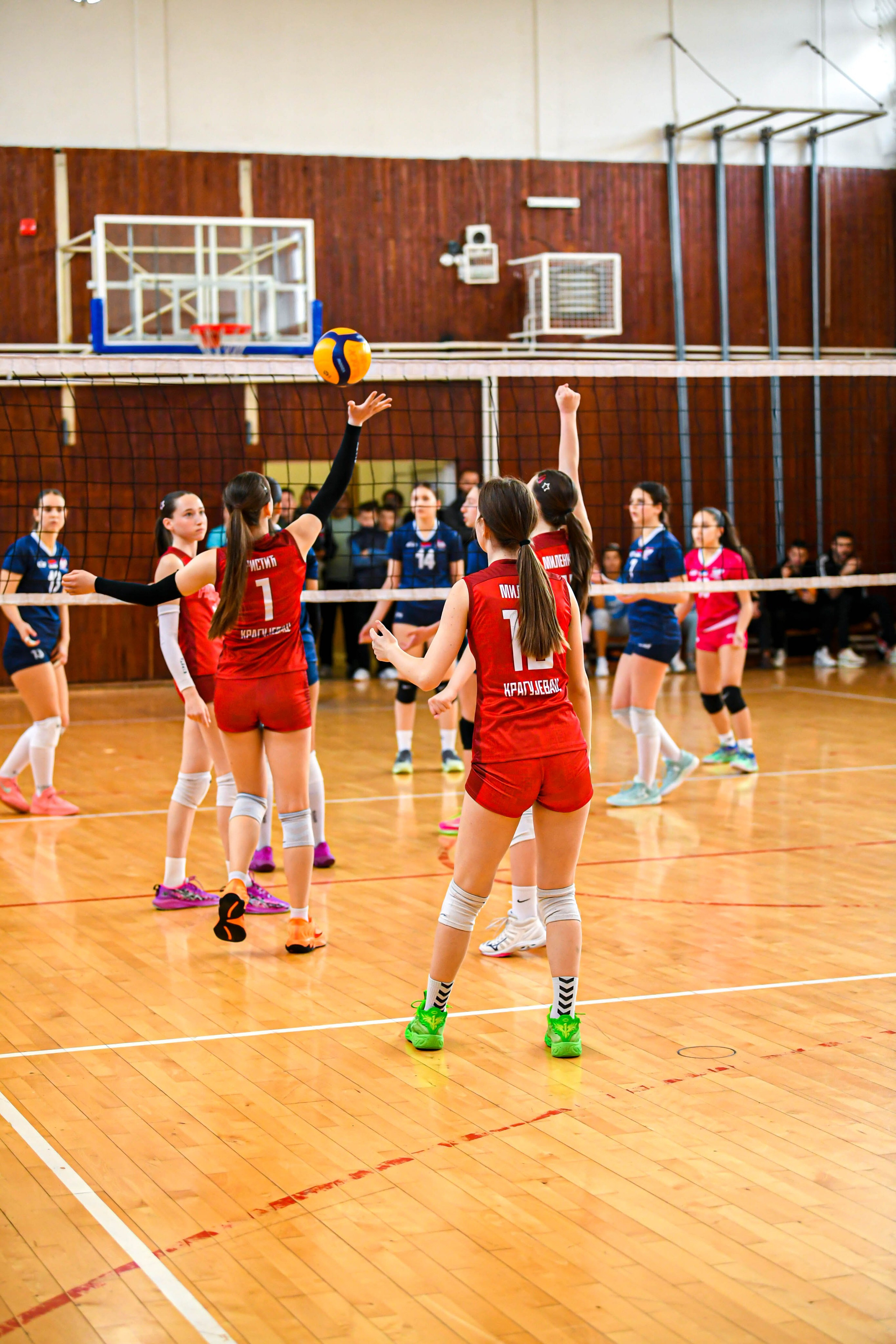 Odbojka 22.03.  Radnicki KG — BlockVolley JAG. Foto Simic Jagodina