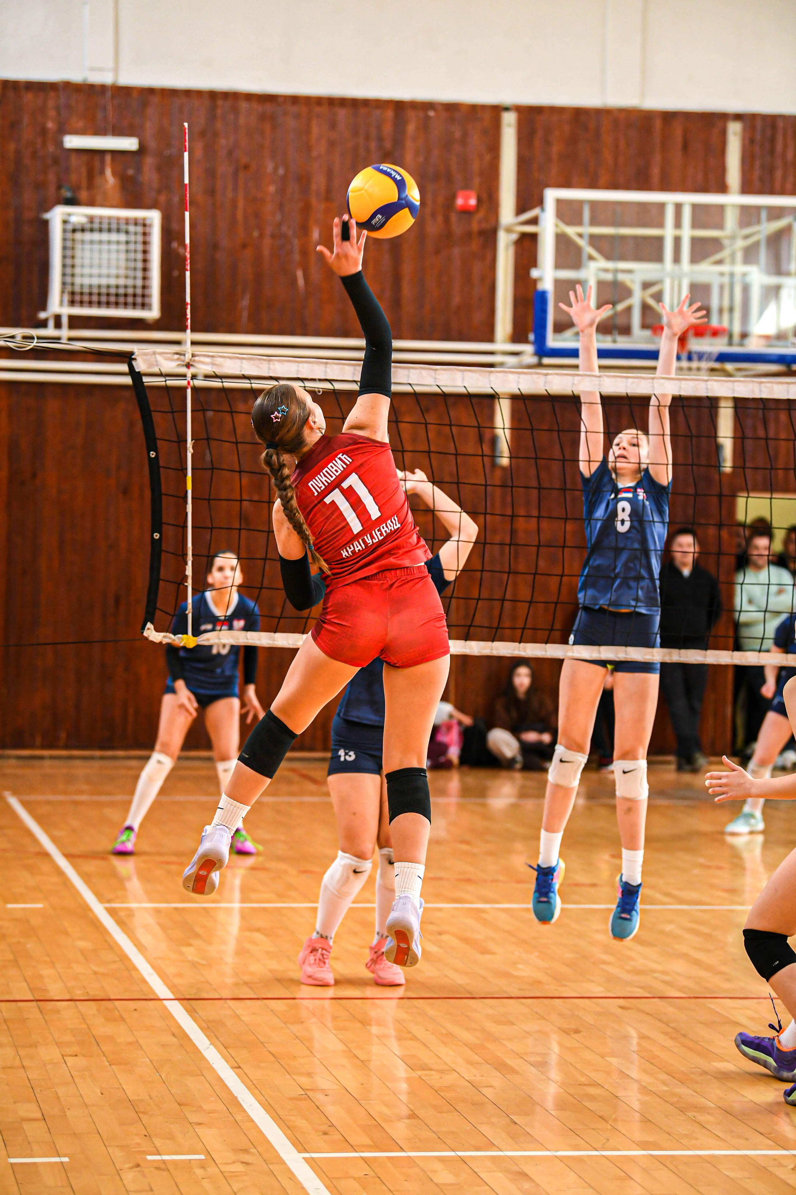 Odbojka 22.03.  Radnicki KG — BlockVolley JAG. Foto Simic Jagodina