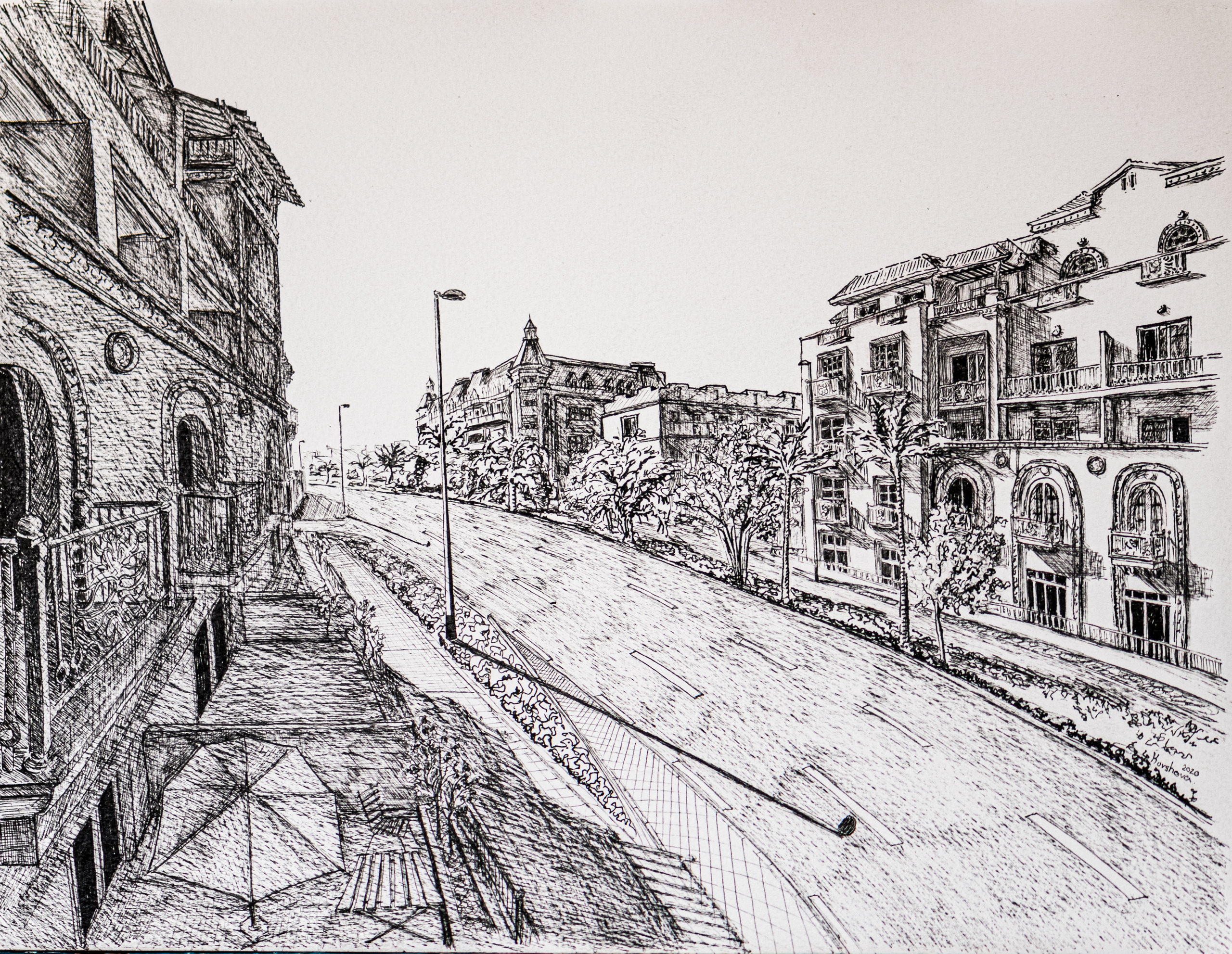 View from my balcony Kathrin Kovshova artbykovshova