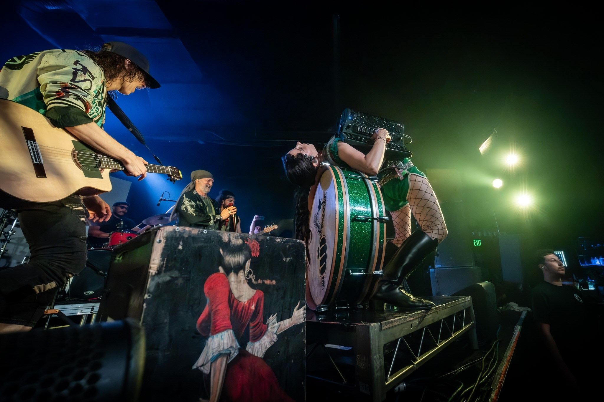 GOGOL BORDELLO / SACRAMENTO. Reportage concert portrait photography in the San Francisco Bay Area