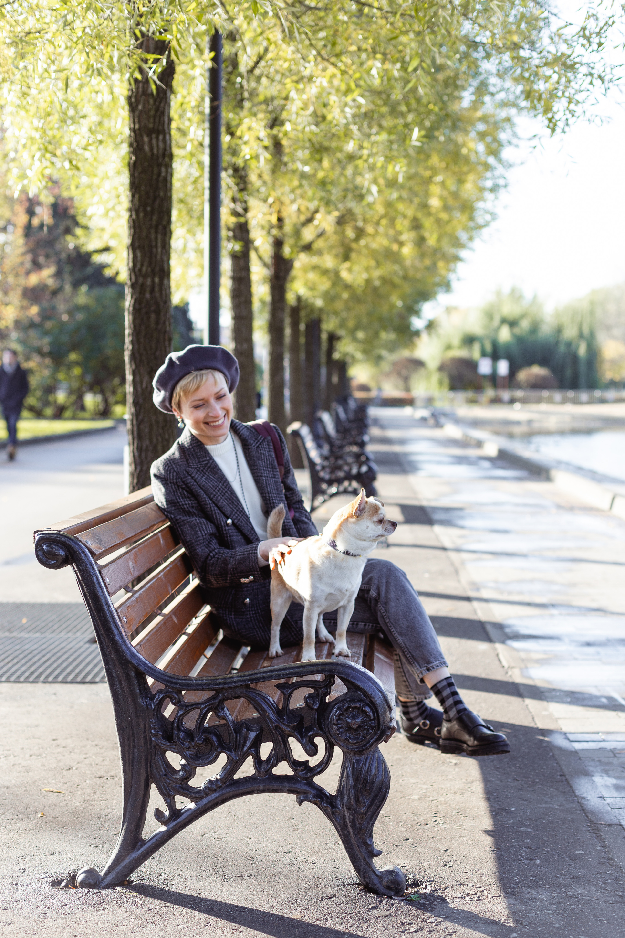 Nastya & Funky | Golden Autumn in Neskuchnuy Garden. Sasha Amelie — Lifestyle Photographer NYC