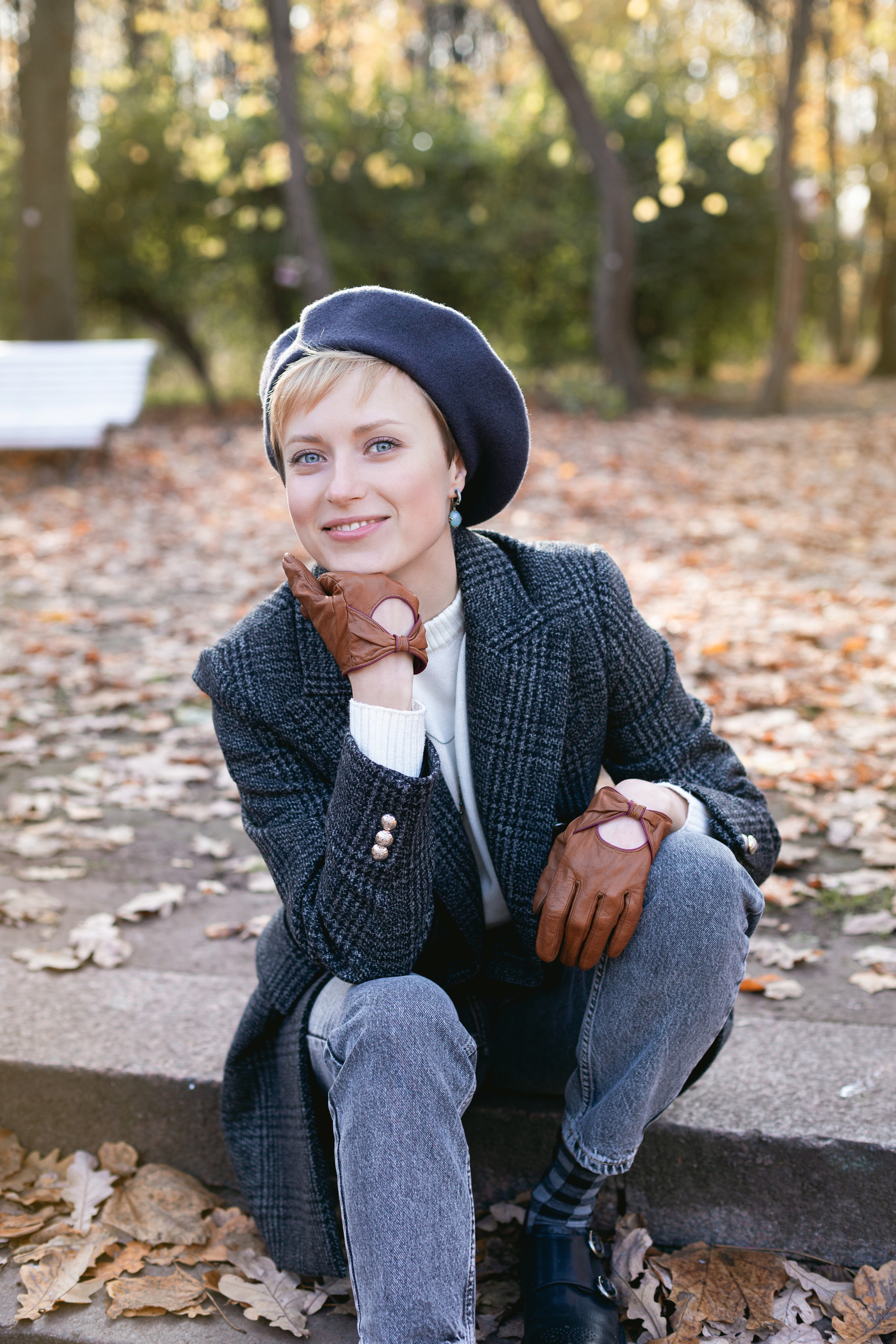 Nastya & Funky | Golden Autumn in Neskuchnuy Garden. Sasha Amelie — Lifestyle Photographer NYC