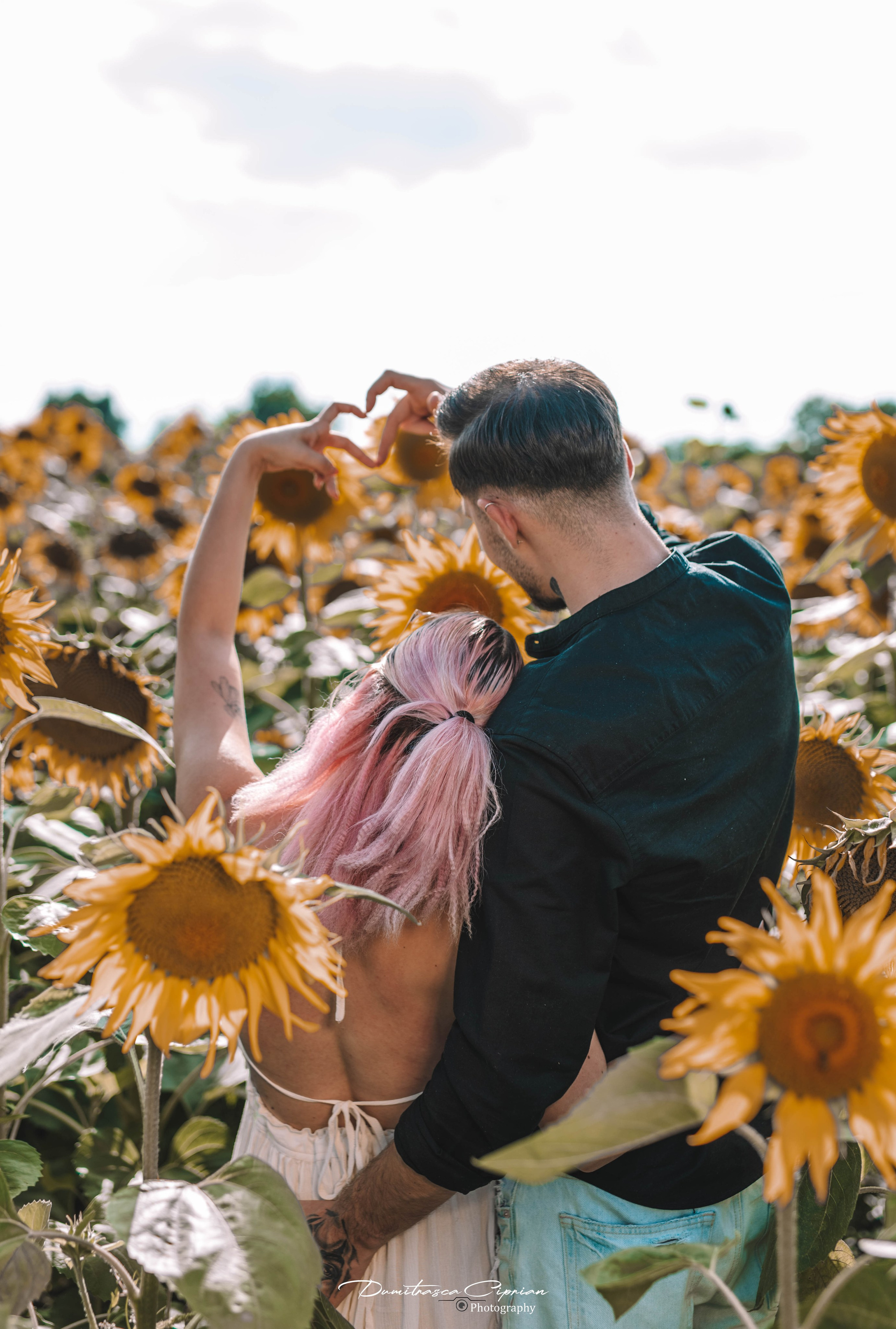 Two souls in love among sunflowers. Dumitrasca Ciprian Photography