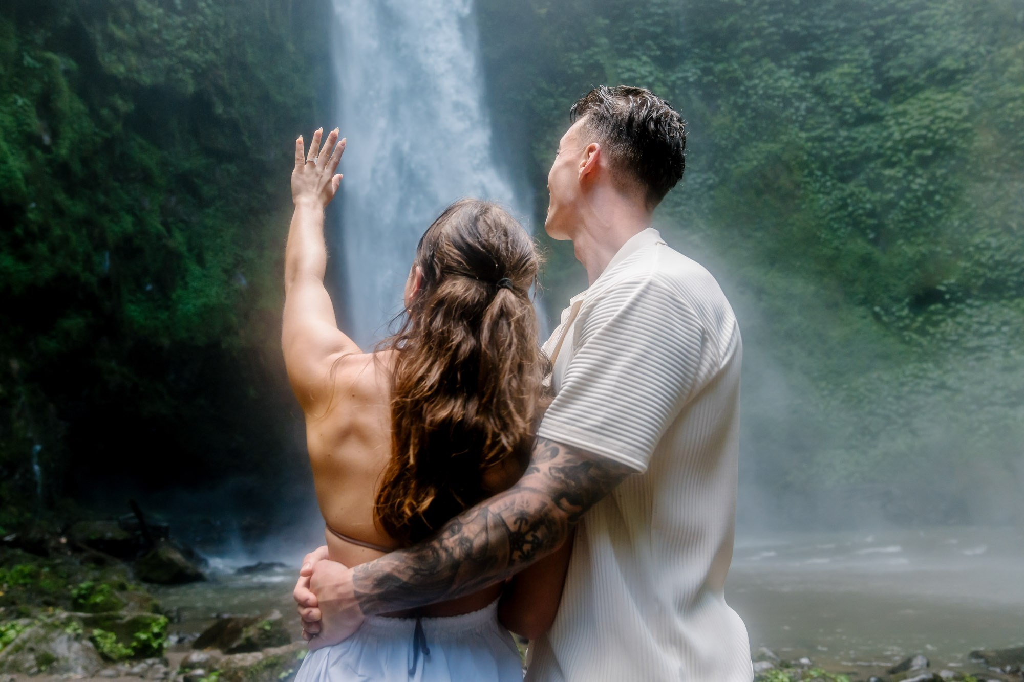 Marriage Proposal. Female Photographer in Bali