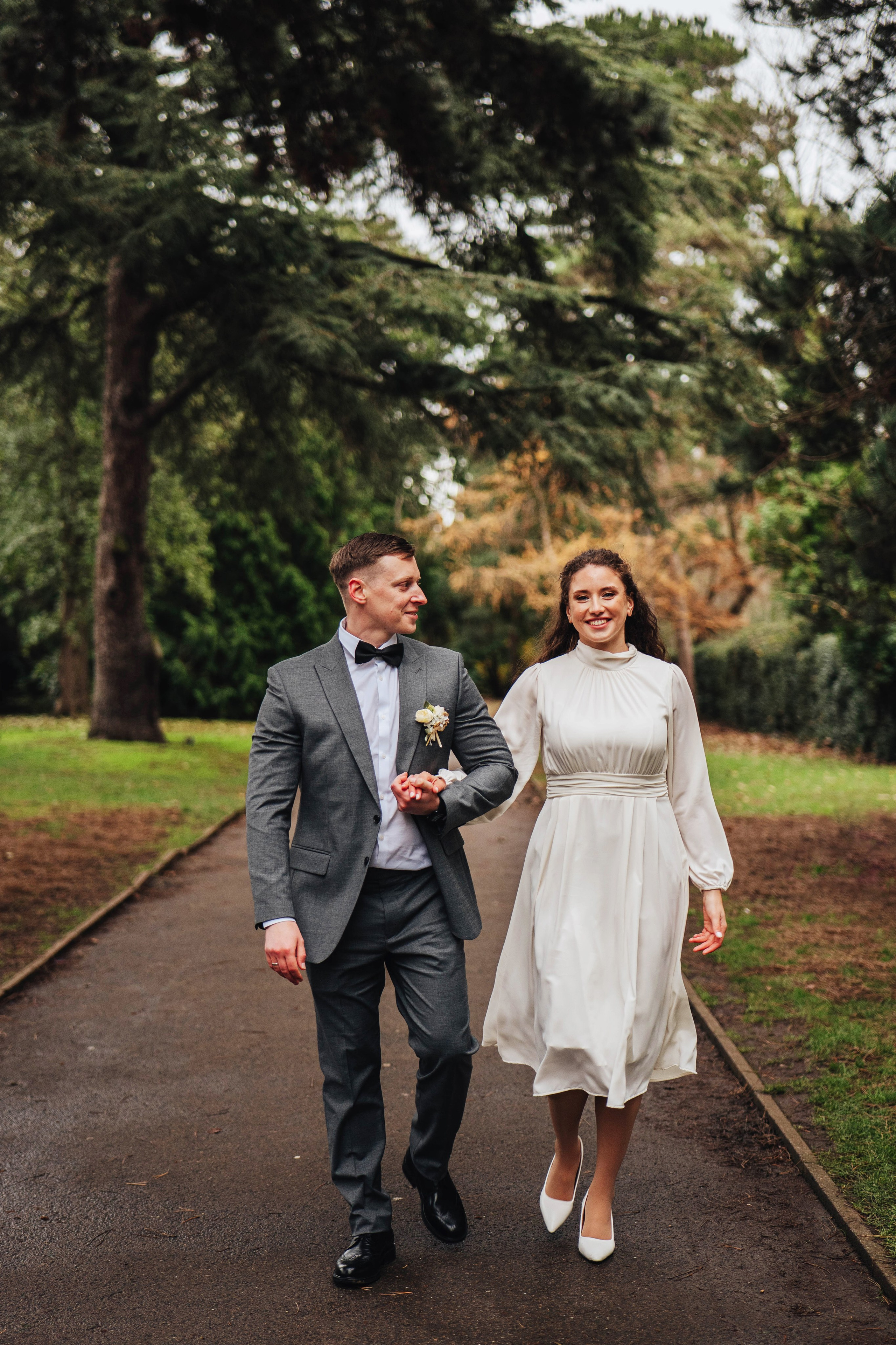 stylish autumn wedding photoshoot in London, UK