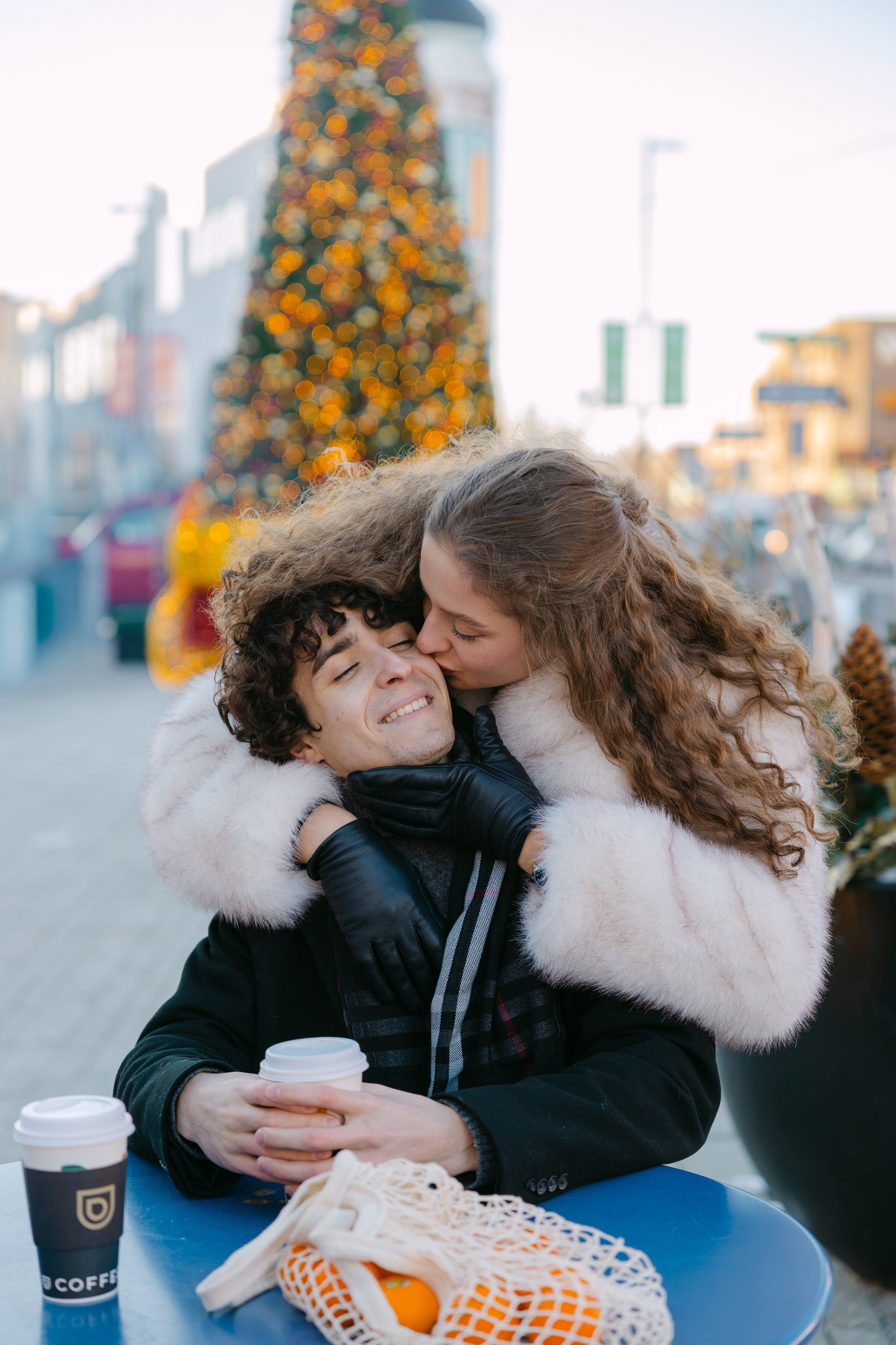 Christmas magic together. Home