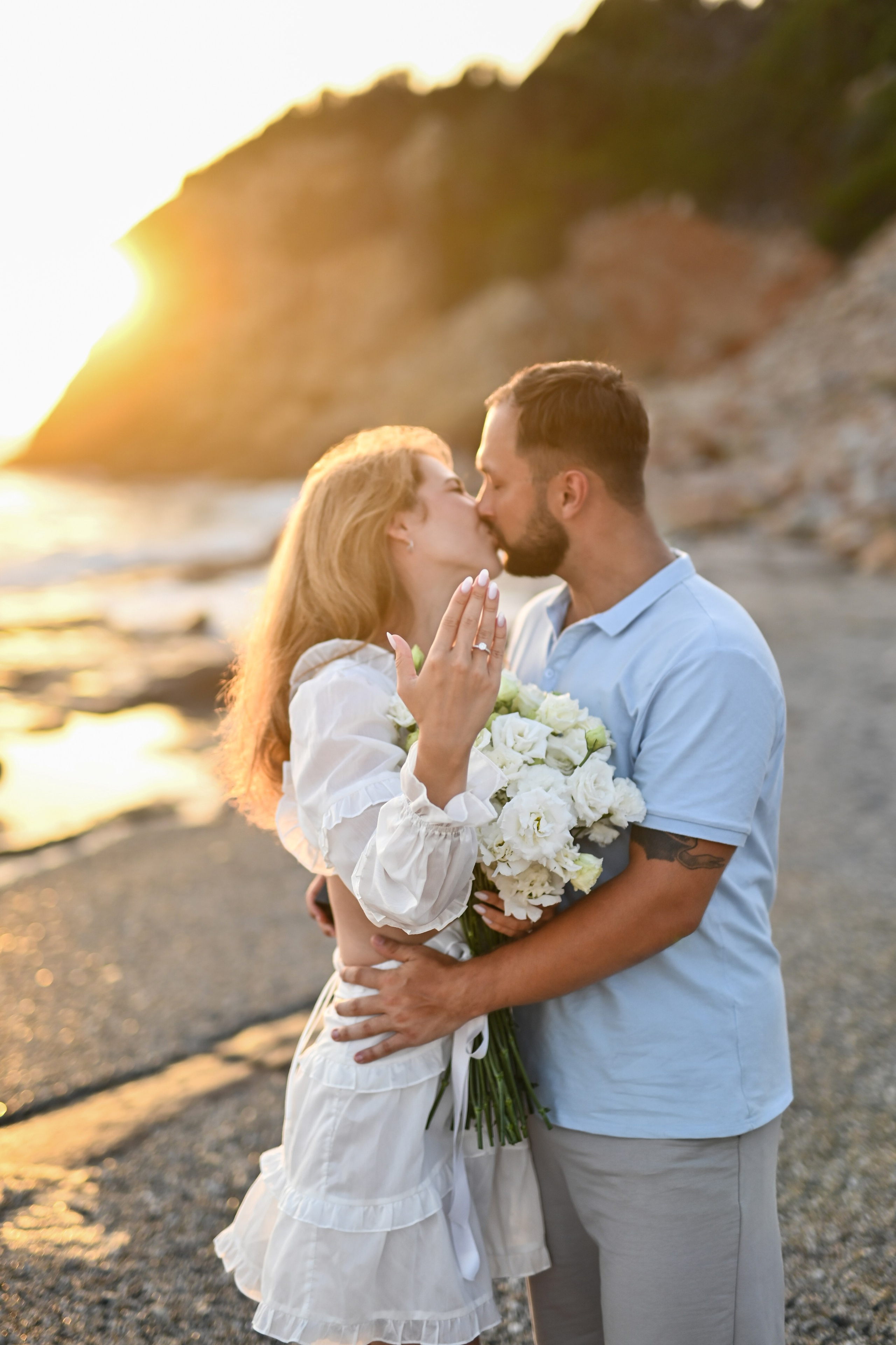Love story на пляже Улаш. Photographer in Alanya, Side, Manavgat. Türkiye