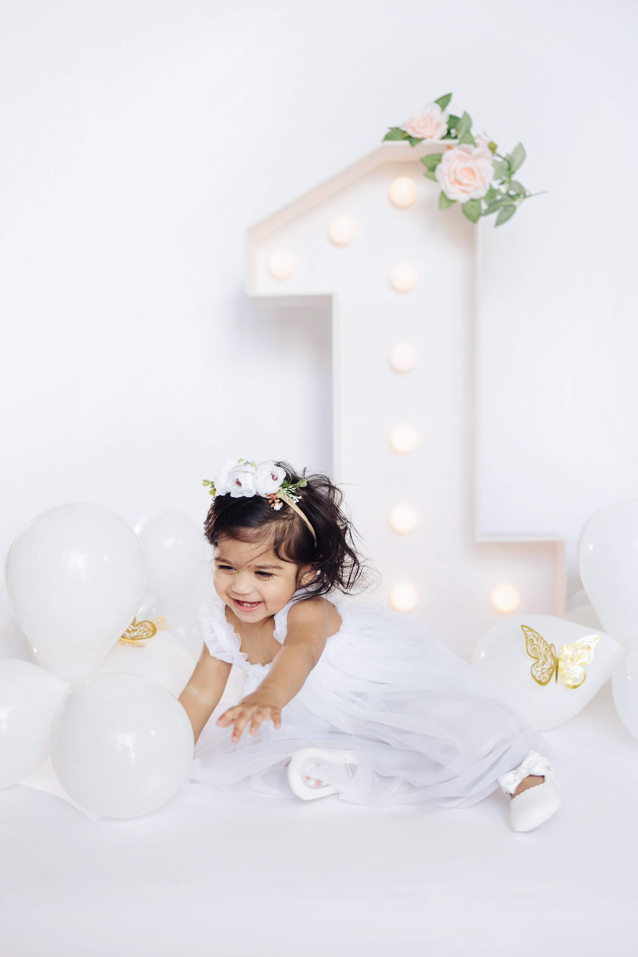 Portrait 1st Birthday. Family and Event photographer in Bay Area Elena Tiuriumina