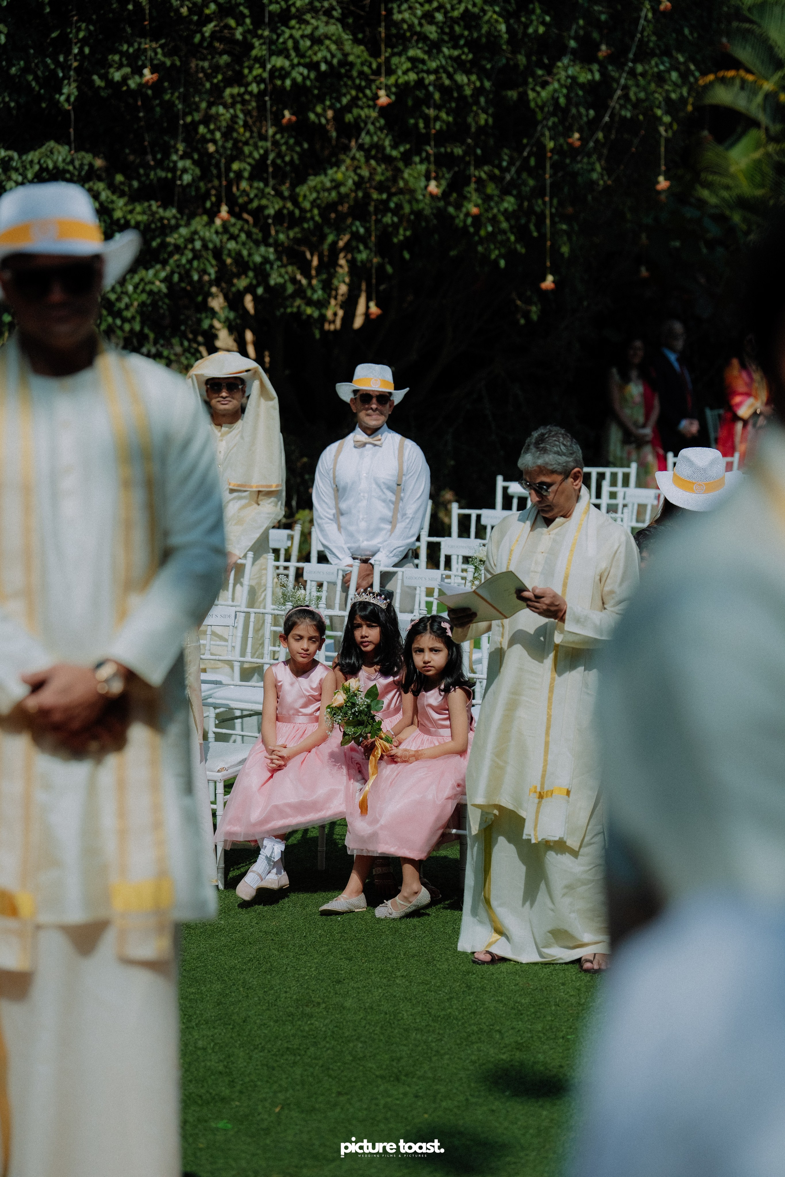 Blessing of Rajiv & Aashna. Fine art Wedding Photographers in India & Canada