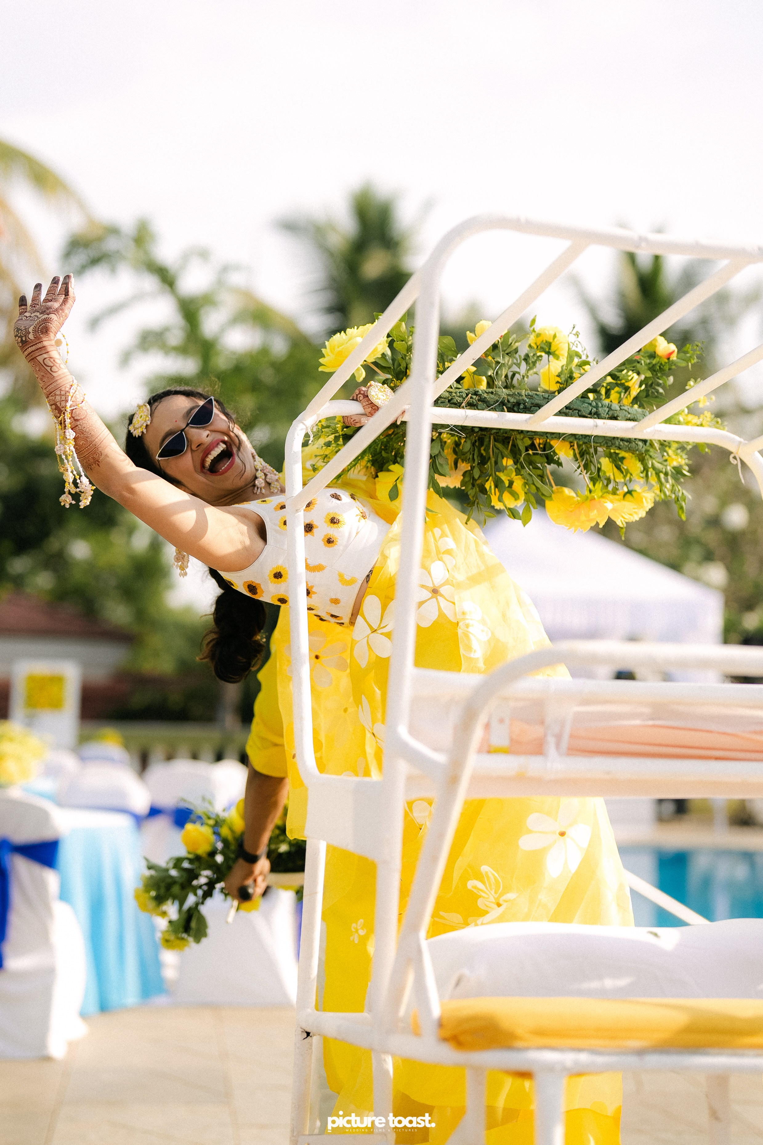 Haldi Hues Ft. Baebie & Goyal. Fine art Wedding Photographers in India & Canada