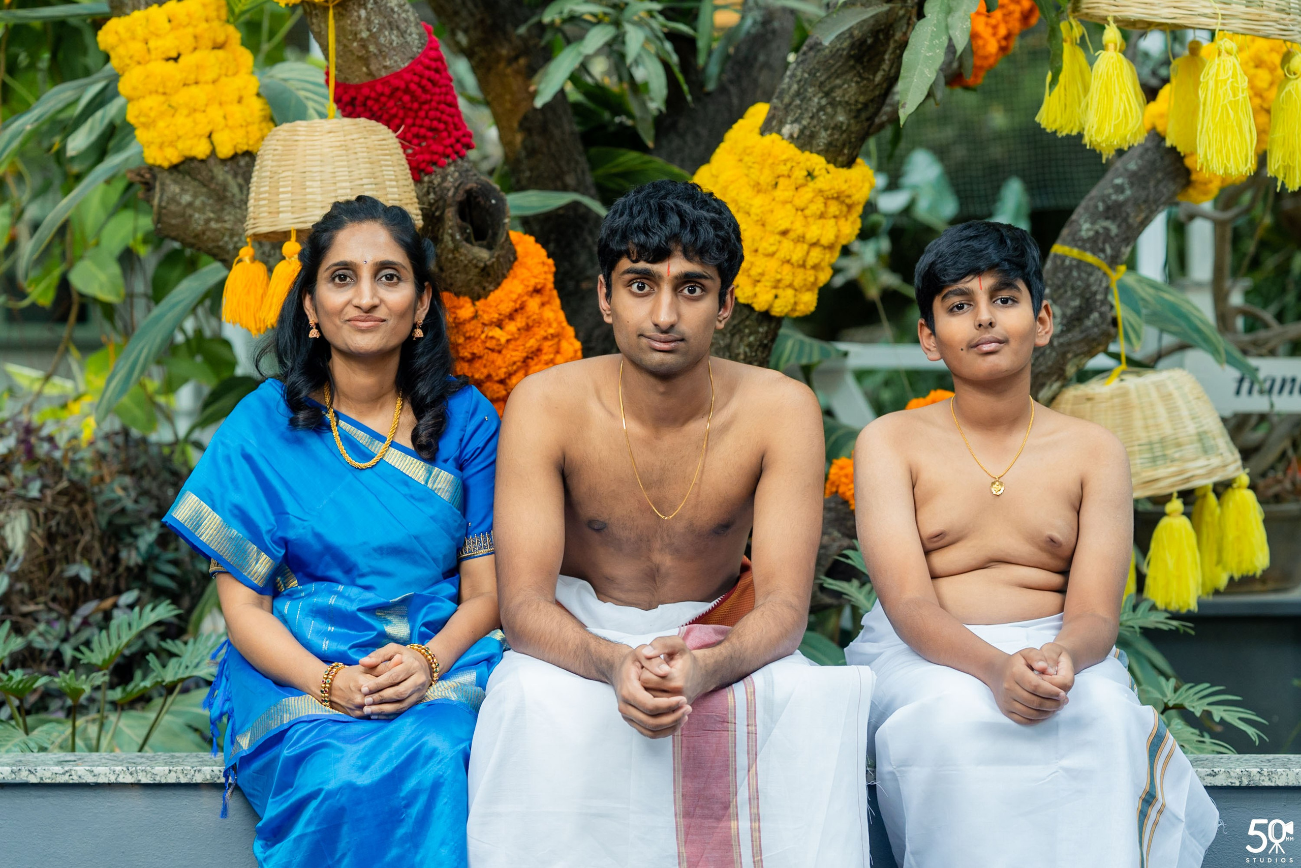 SANJAY AND SAKETH UPANAYANA. 50mm STUDIOS