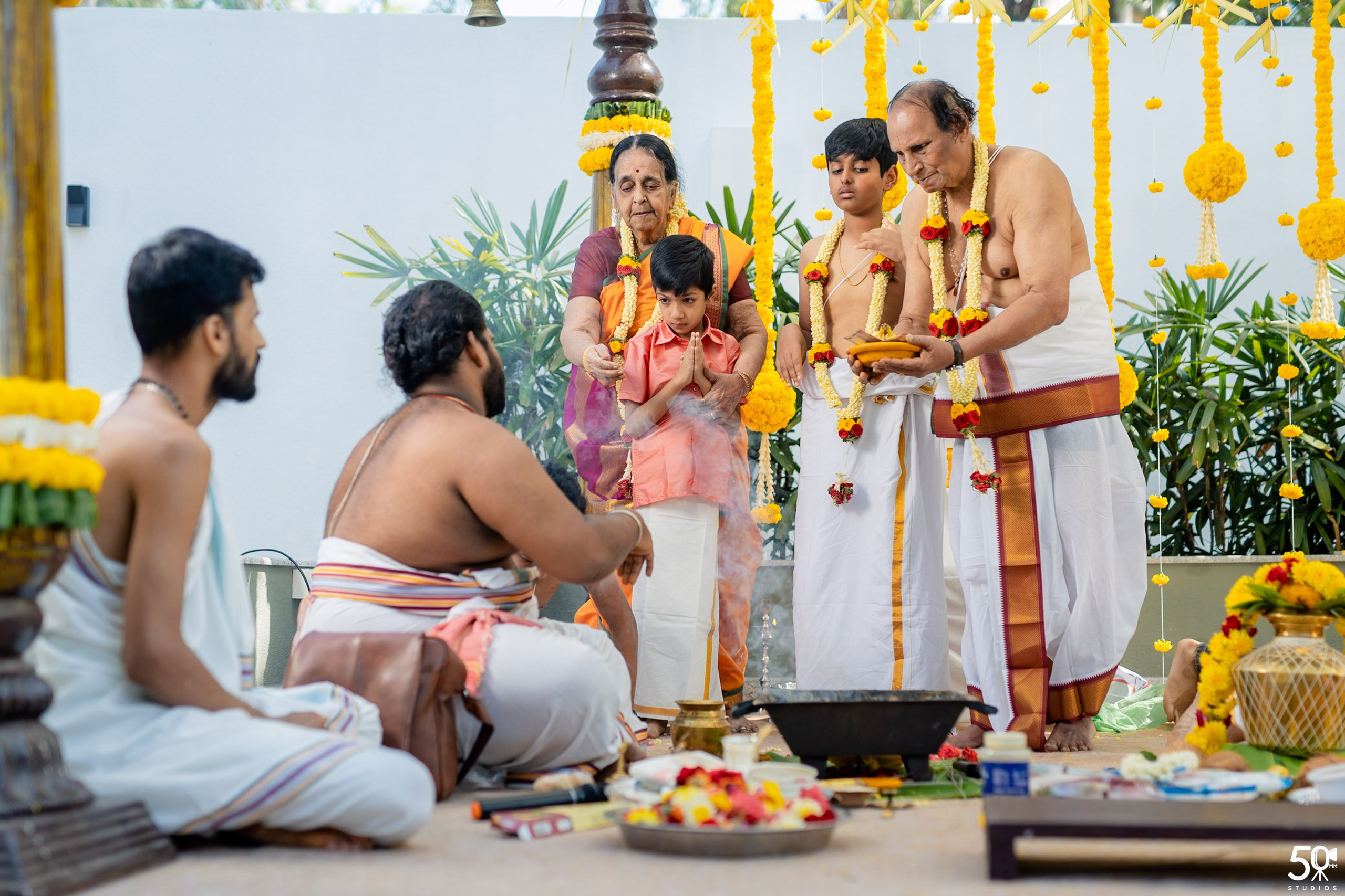SANJAY AND SAKETH UPANAYANA. 50mm STUDIOS