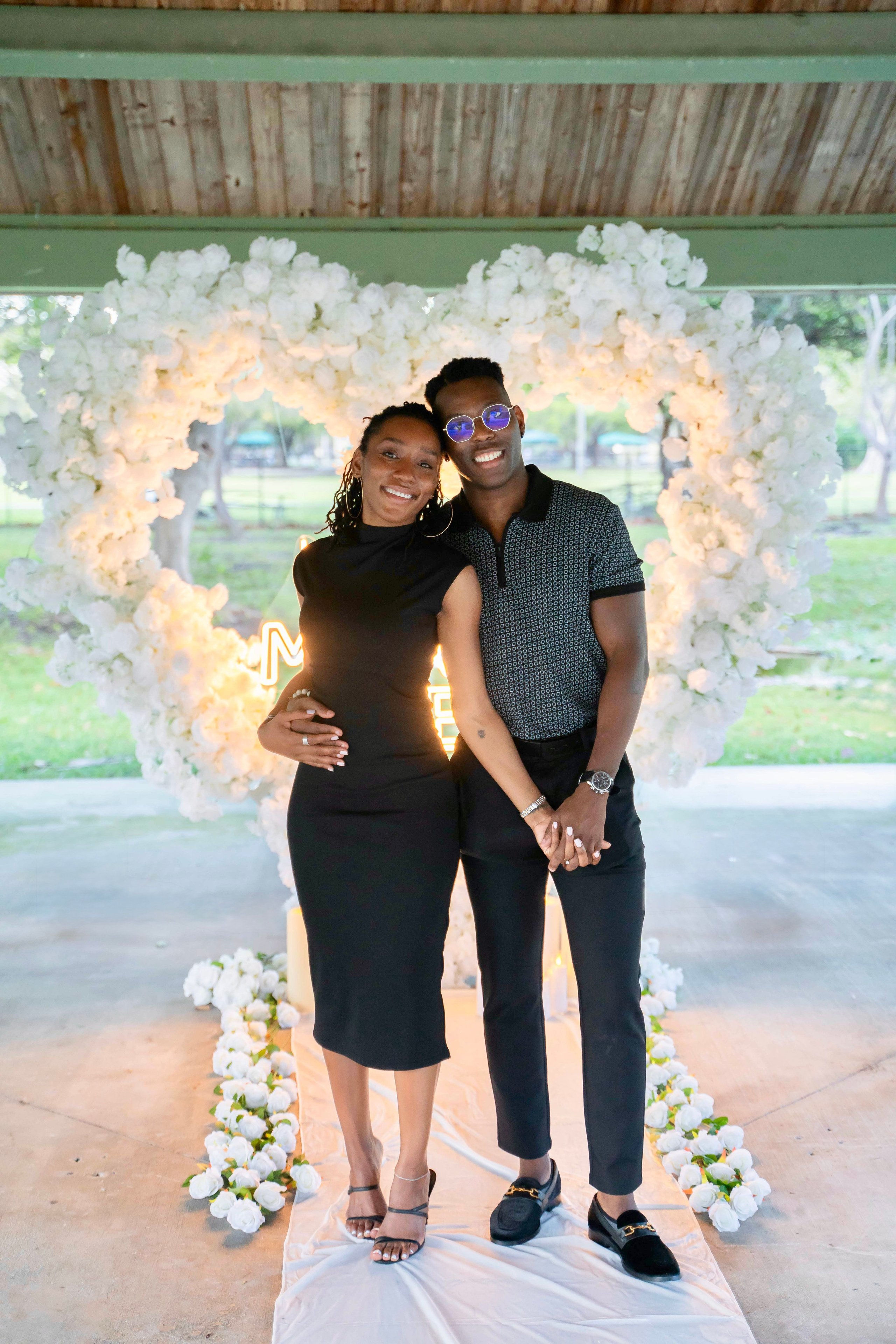 Eromon and Latisha | Key Biscayne Beach. Stefanovich Photography | Miami, FL