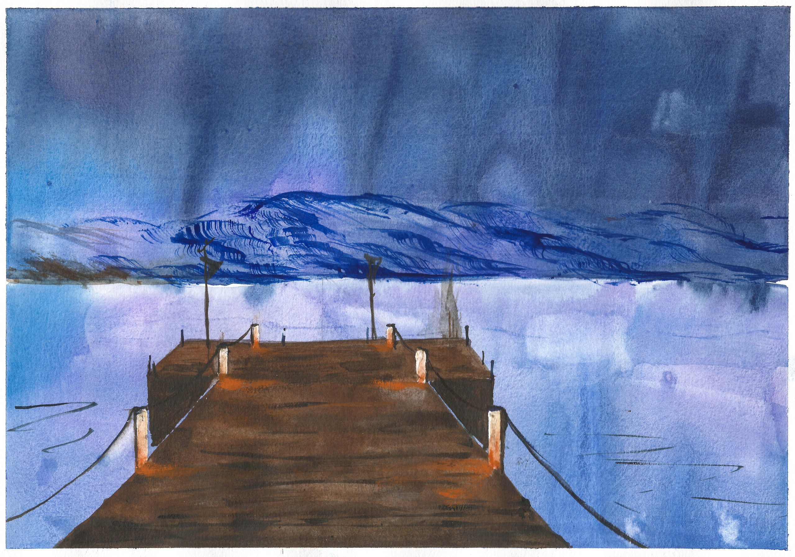 Nature landscapes. Angelina Sorokopud. Artist in Strasbourg