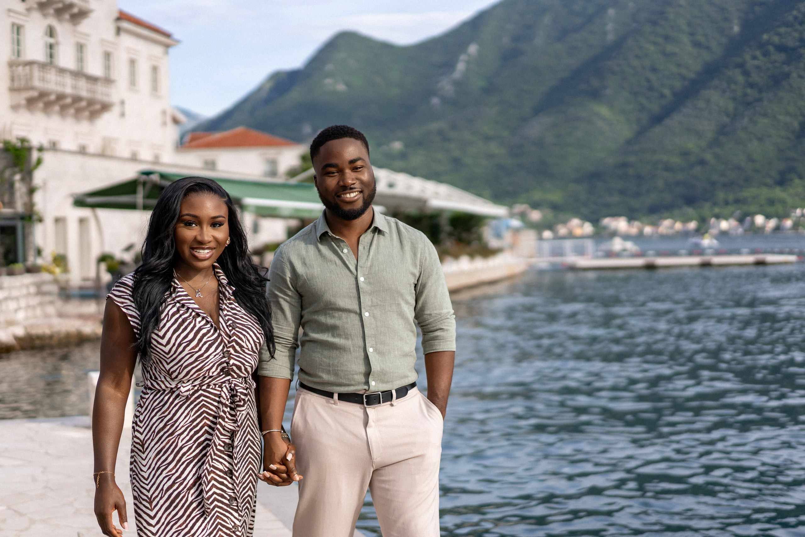 Love story in Perast with boat tour. Fotograf i snimatelj za venčanja u Crnoj Gori | Maria & Vasilii