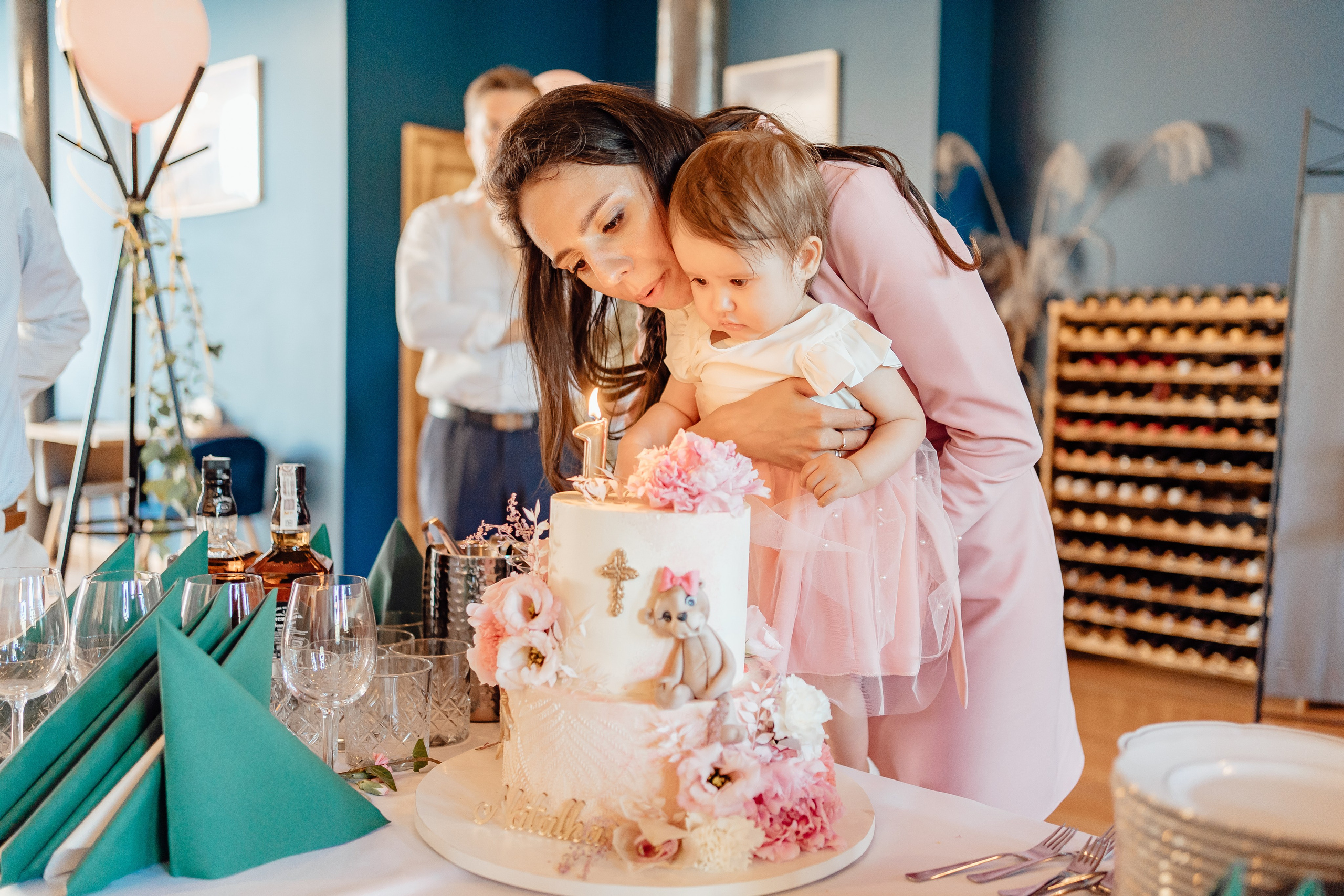 Chrzest Święty Natalii. Fotograf Łódź - sesja ciążowa, noworodkowa, dziecięca. Studio w Łodzi