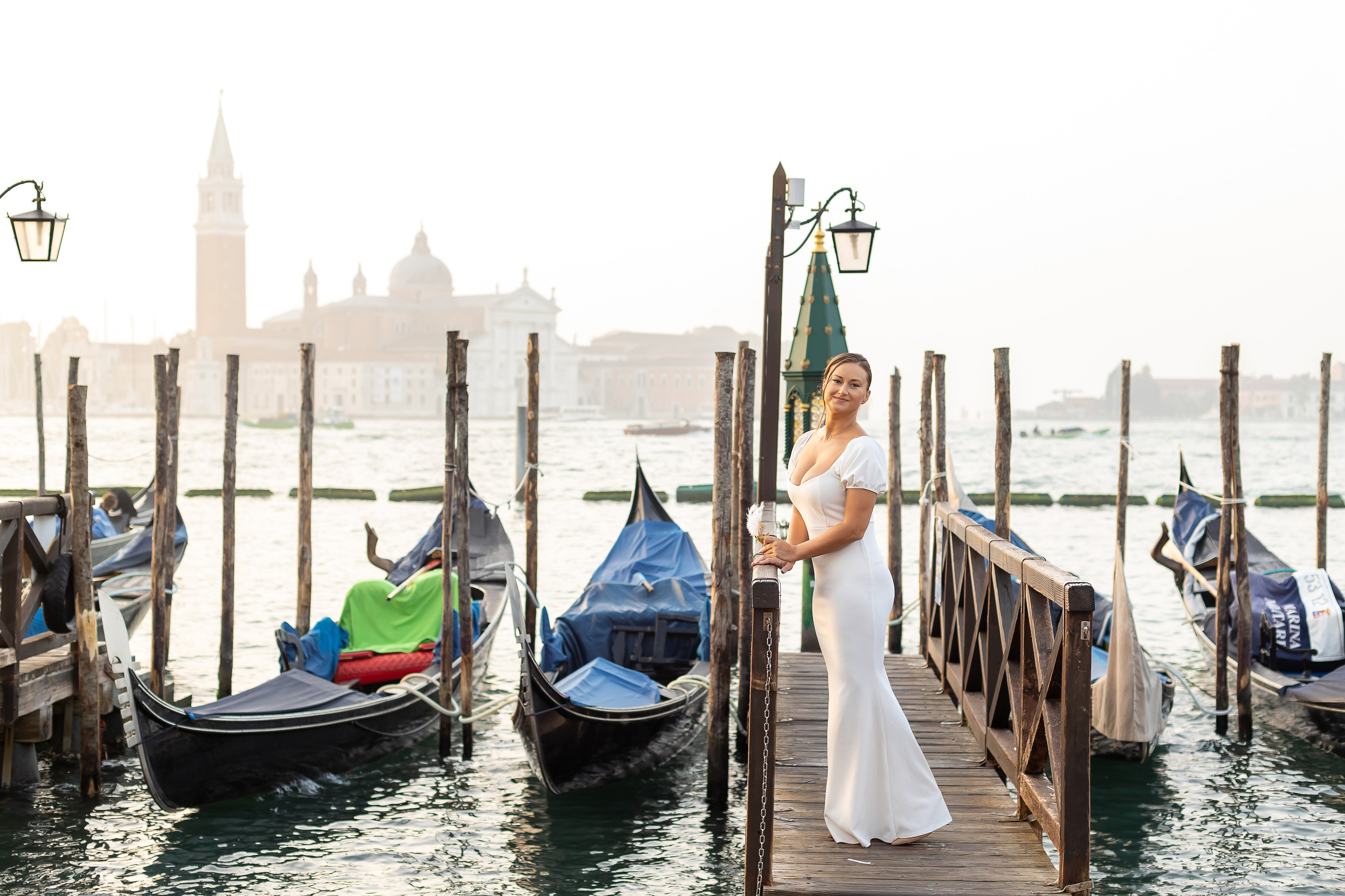 Emi and family at sunset