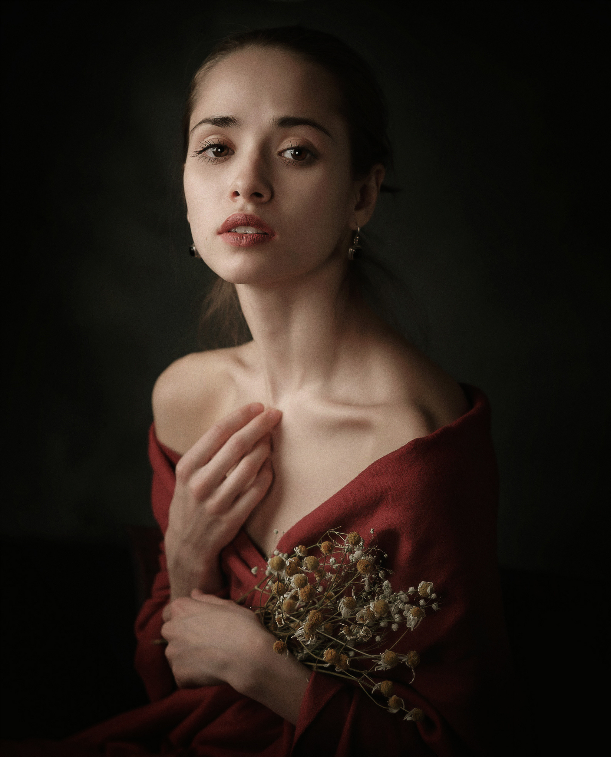 Галина Гармаш  студийная фотография Young girl posing 