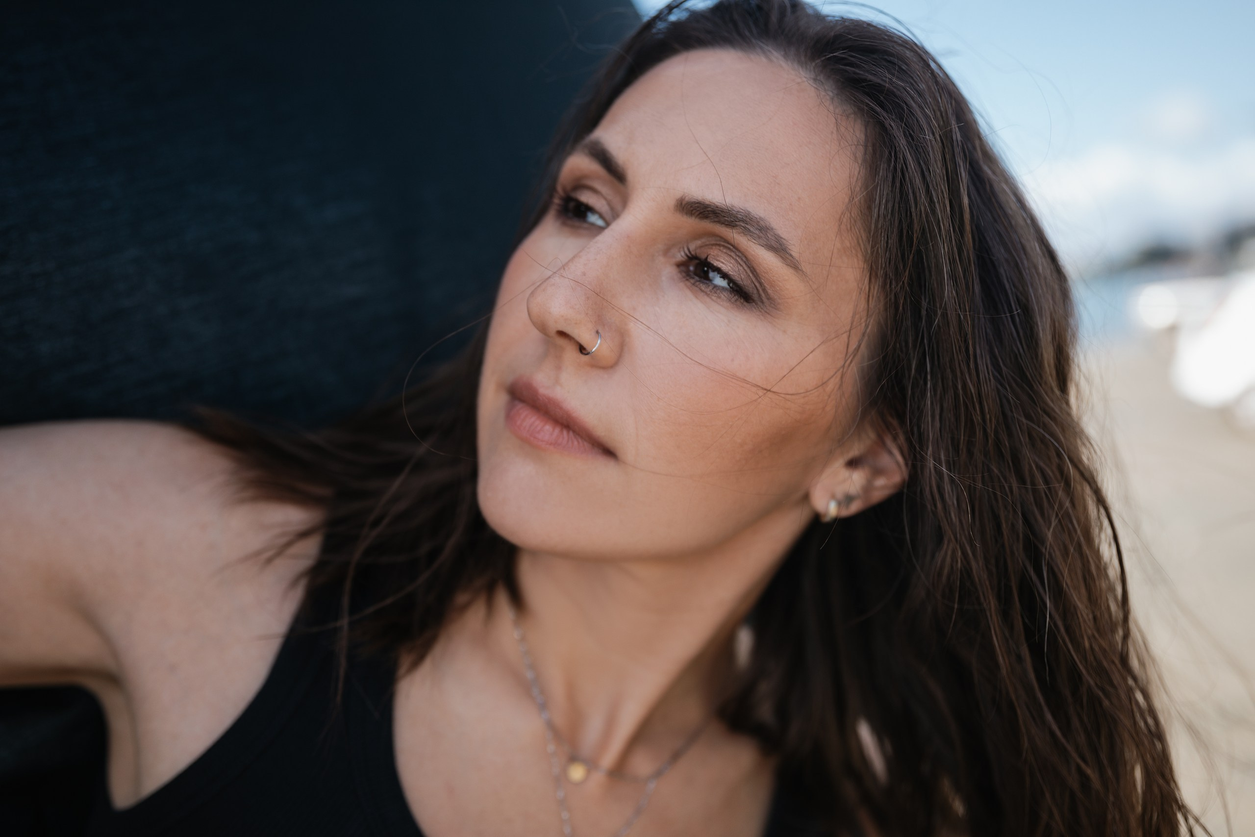 Irina: Barcelona Beach Portraits by Katya Chumak | Creative Outdoor Photography. Photographer in Barcelona capturing unique stories | Kate Chumak