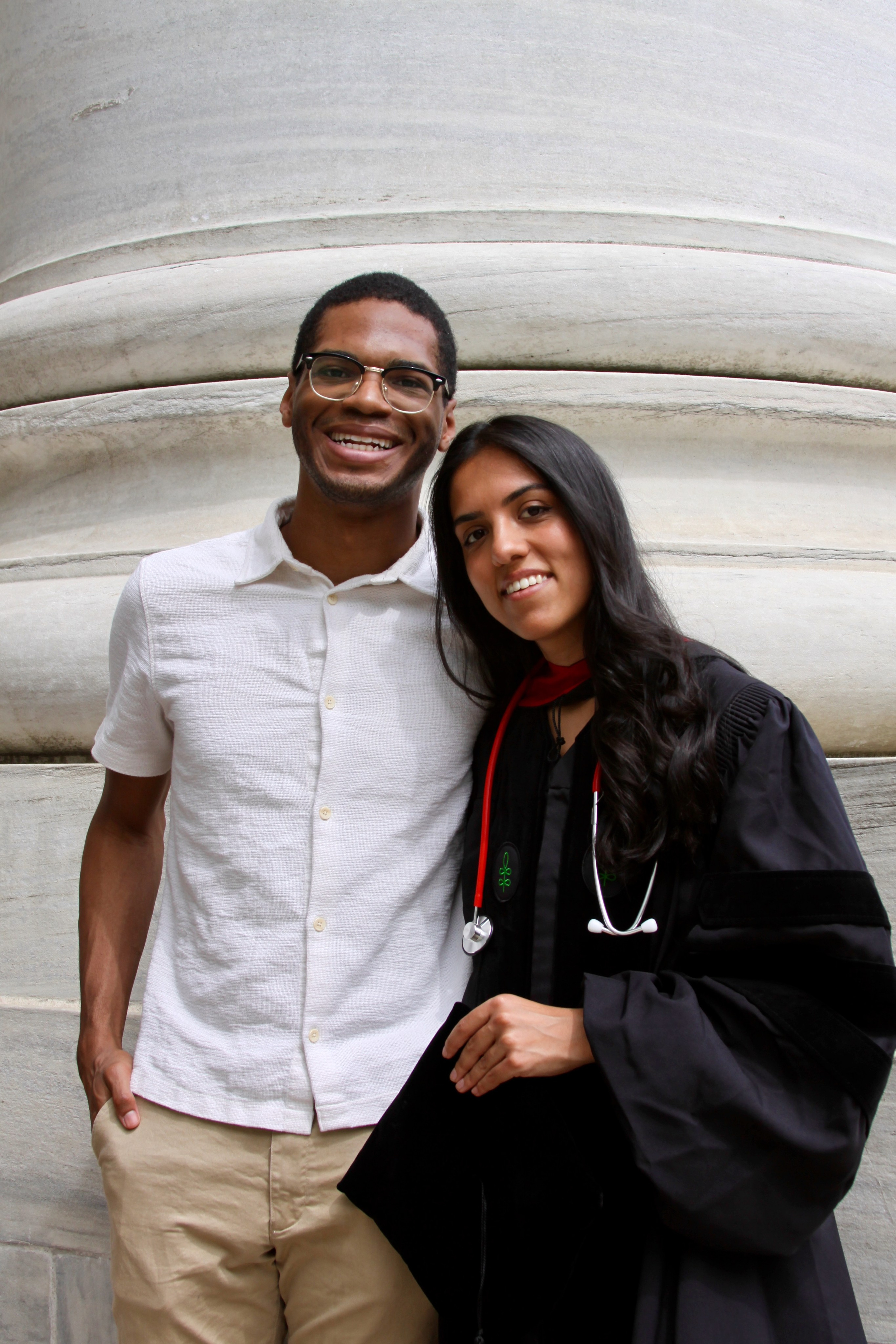 MD graduation with Ruhi. Kelly Sang, graduation and portrait photographer in Boston