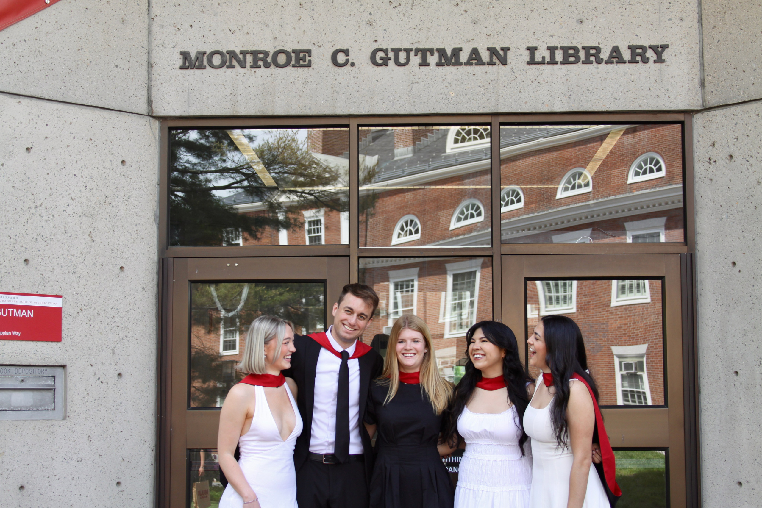 Masters graduation with Talia (group shoot). Kelly Sang, graduation and portrait photographer in Boston