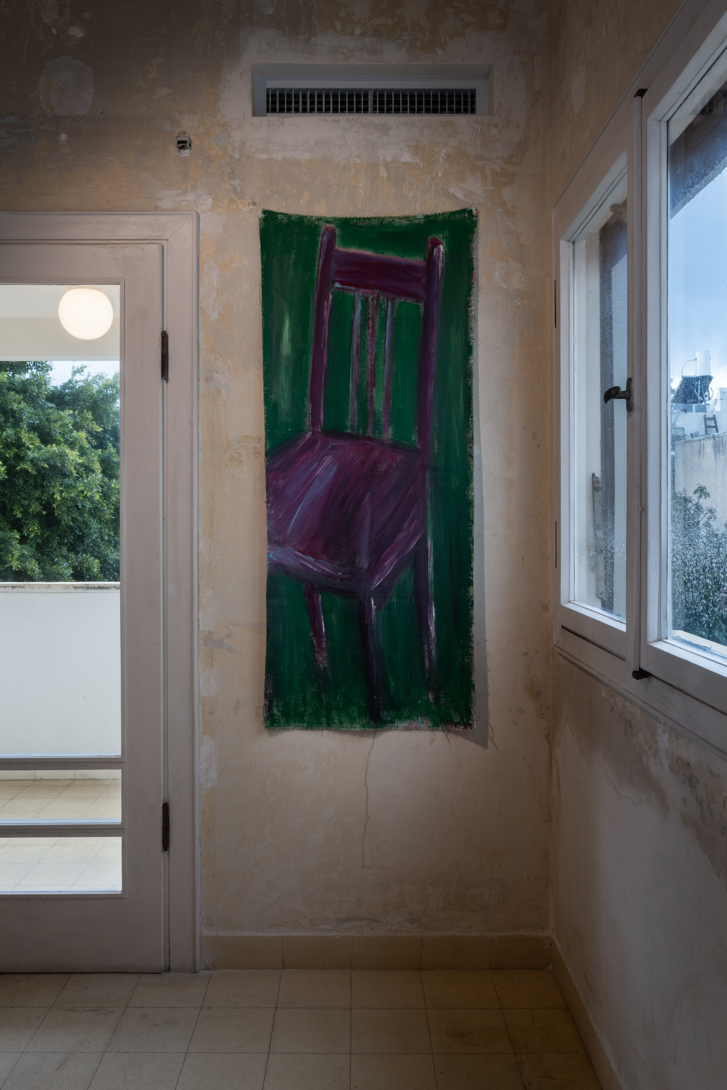 Bird on the windowsill, 2024. Haim Sokol’s artists website