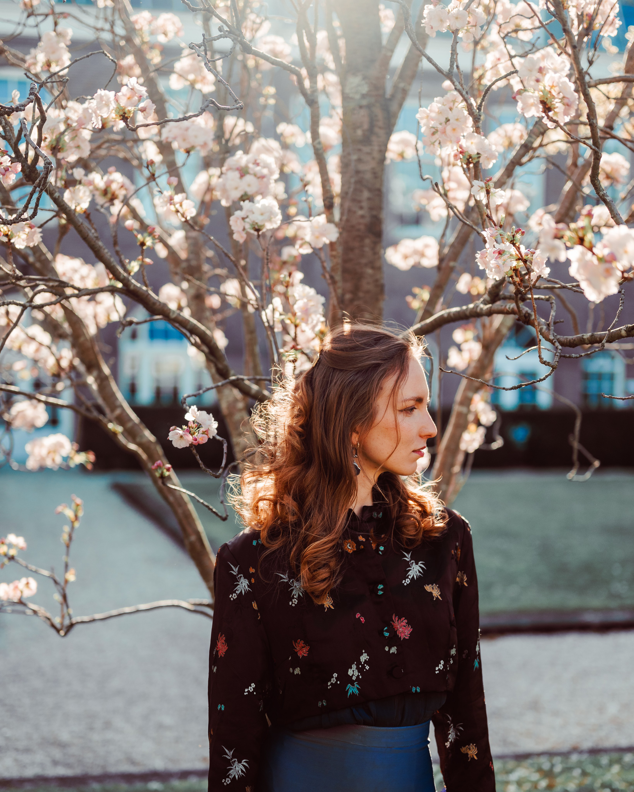 Spring Photoshoot in Yellow Flowers. Moth & Moss Photography
