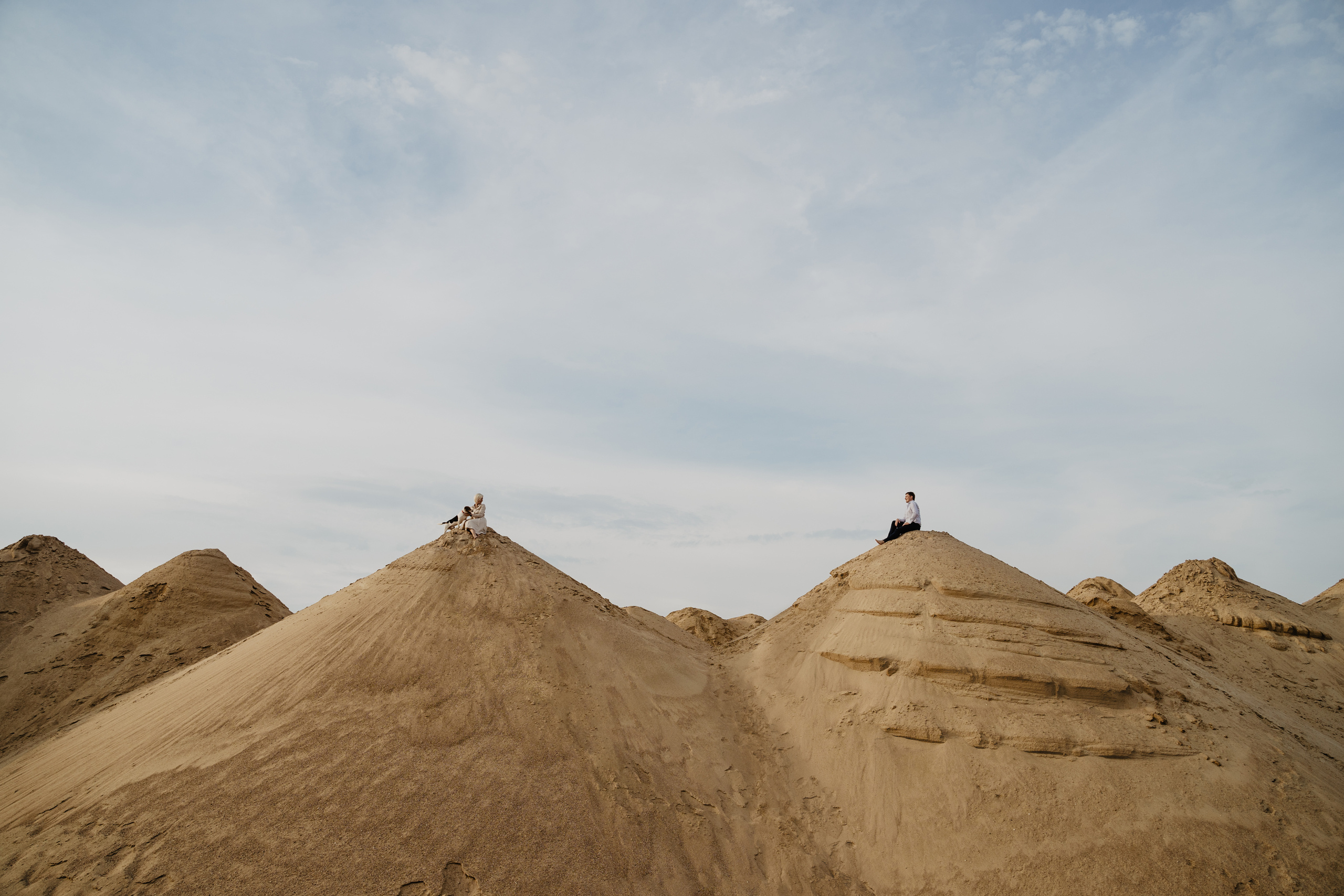 Фотосессия в песчаных дюнах Сычево Москва. Свадебный и семейный фотограф Алексей Попов. Штутгарт, Германия