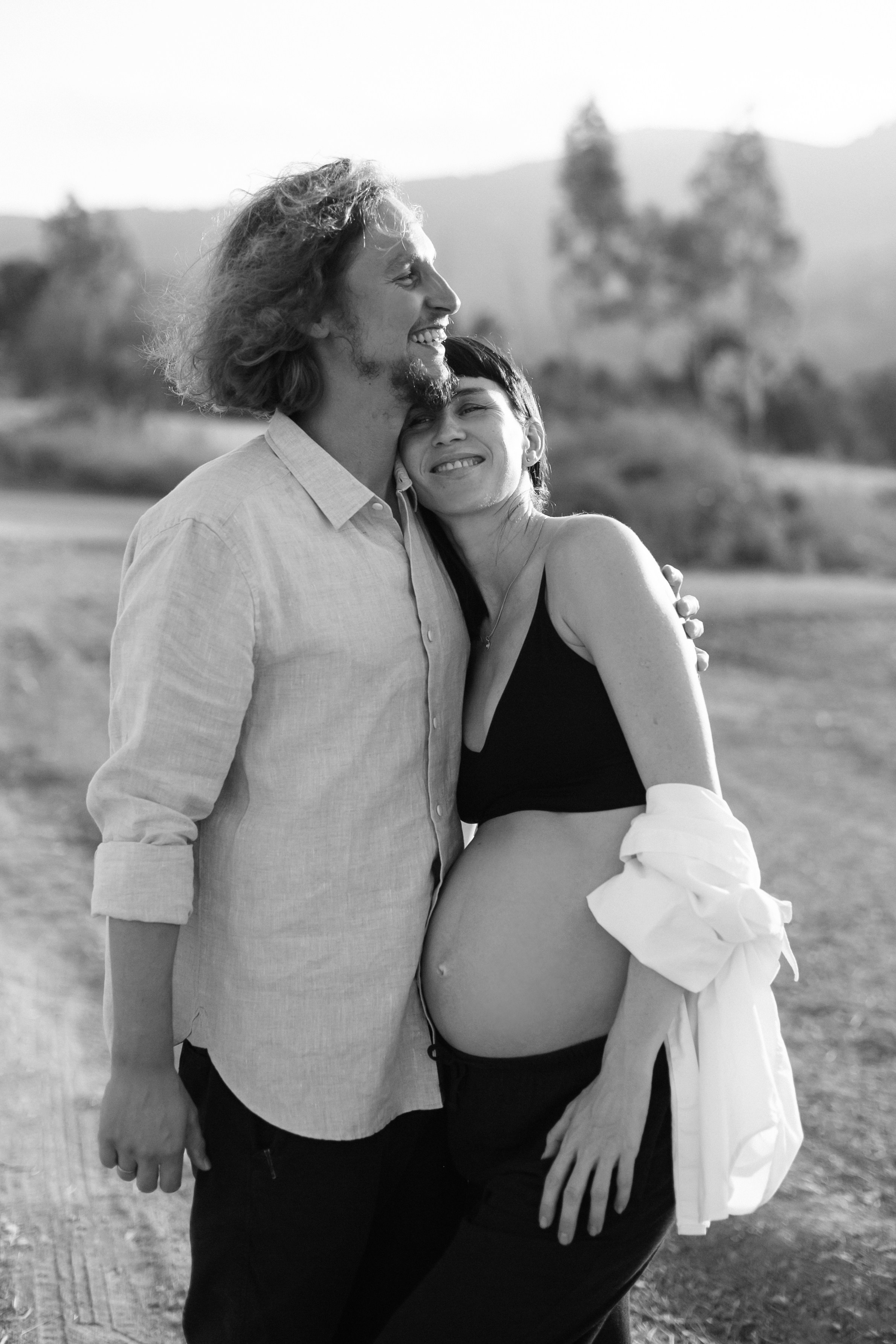 Kiryat Tivon field. Family photographer in Israel