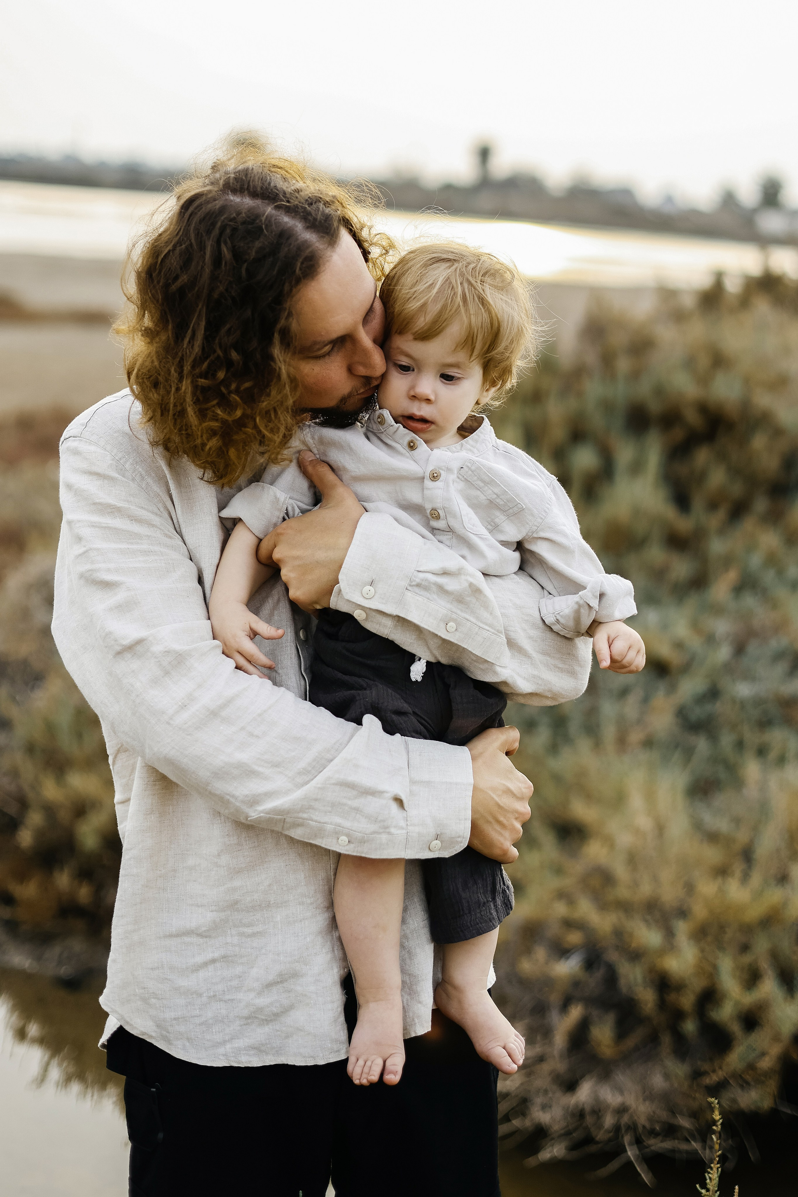 Little curls in Atlit. Family photographer in Israel