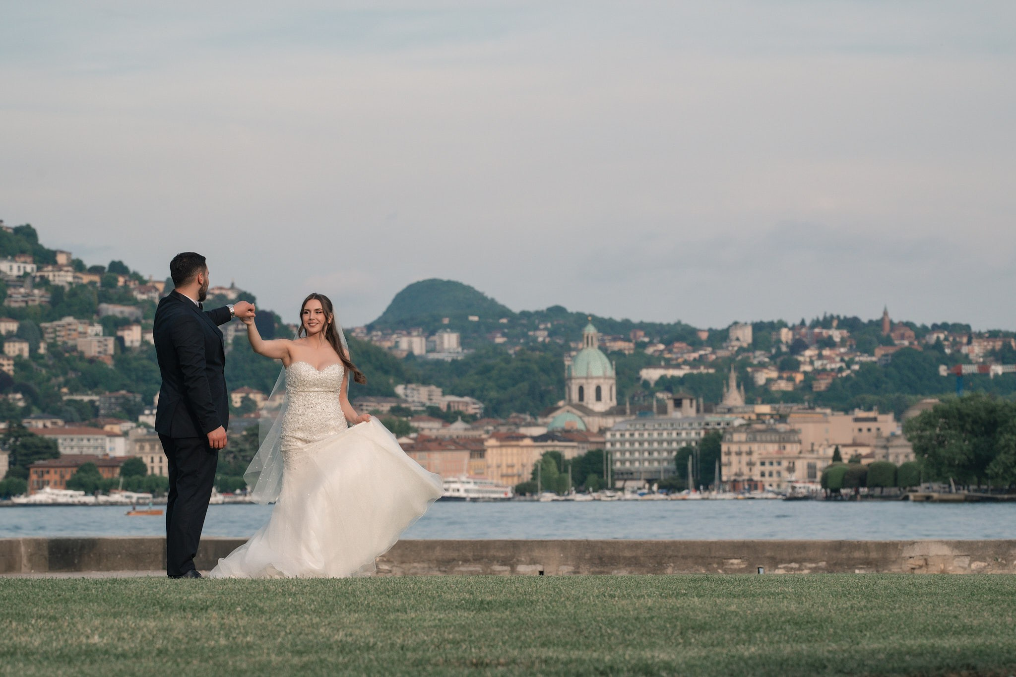Seida & Adenis. Fotografo matrimonio Lago di Como Ferrari Media Production