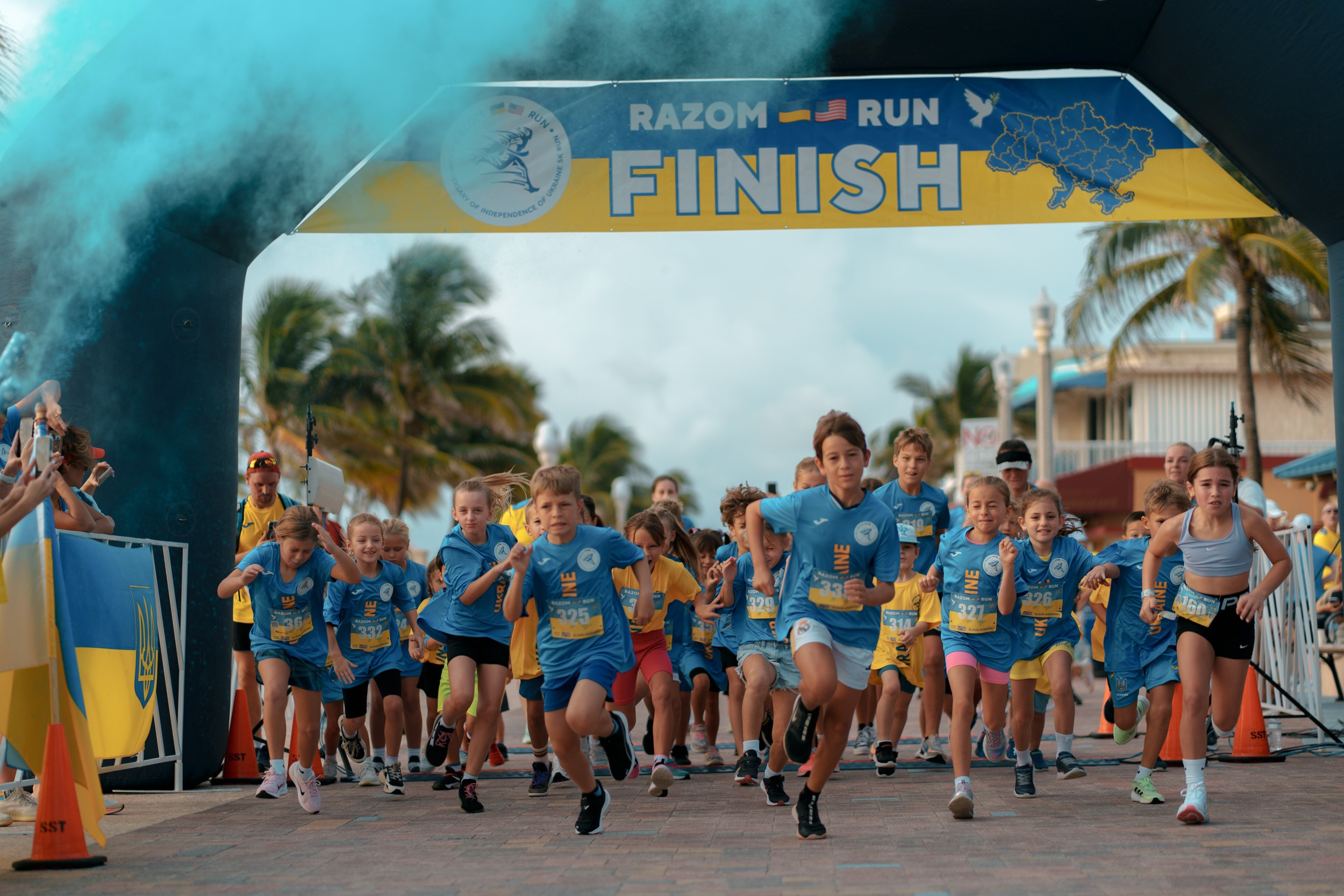 RAZOM RUN. ФОТОГРАФ ФЛОРИДА МАЙАМИ