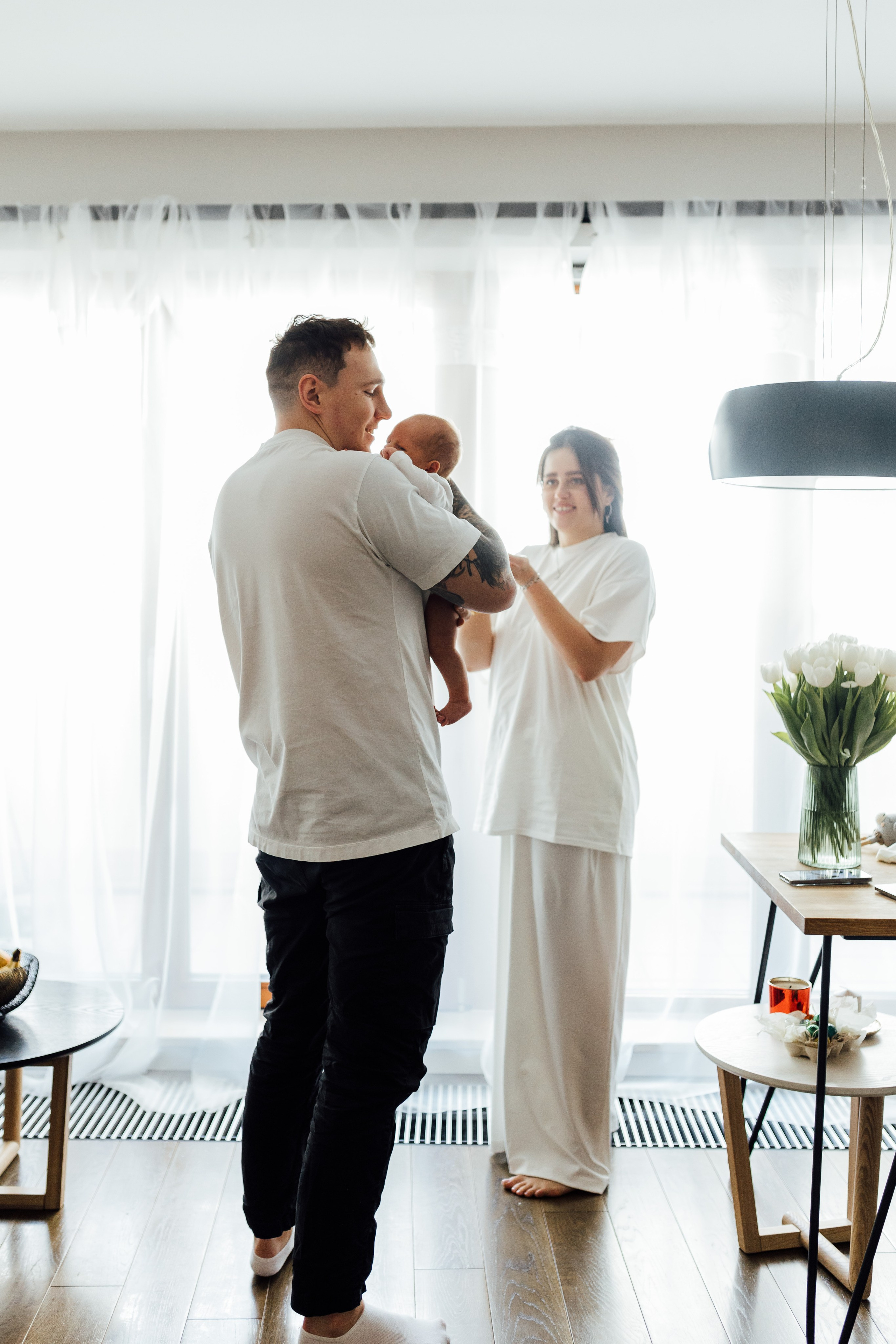 Newborn Home Photo Session. Maternity, newborn photographer in the Bay Area|Iryna Rakivnenko