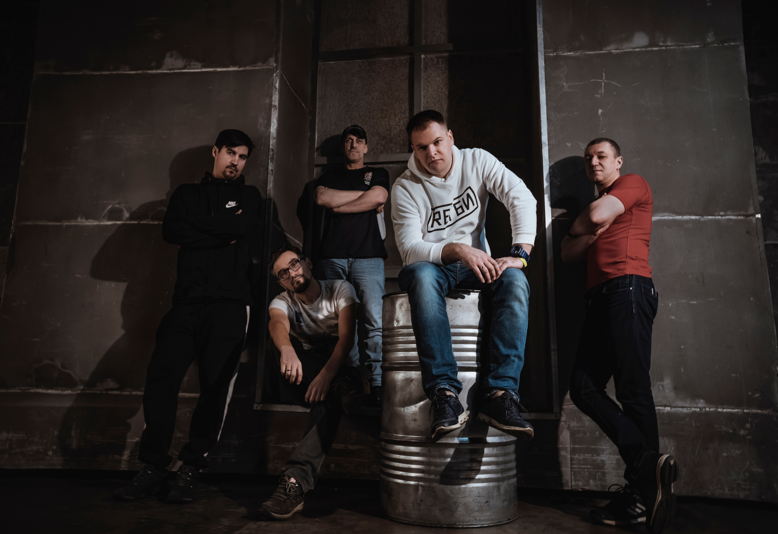 Photoshooting for a Rock Band