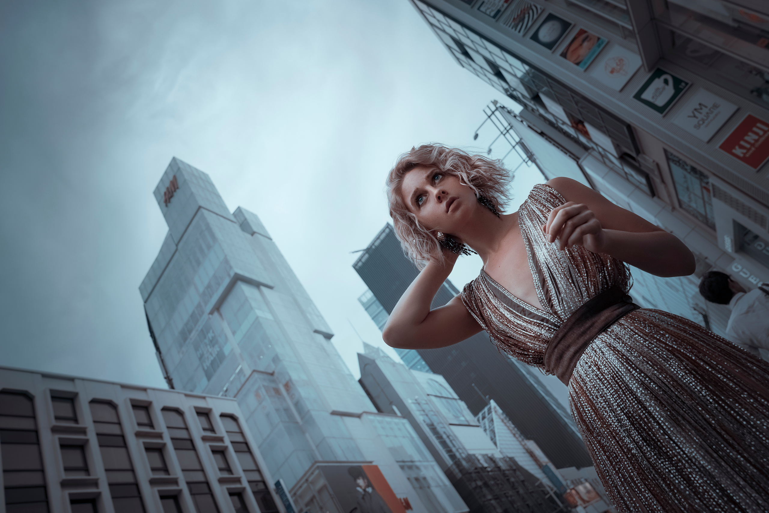 Promotional photos for a brand in Japan