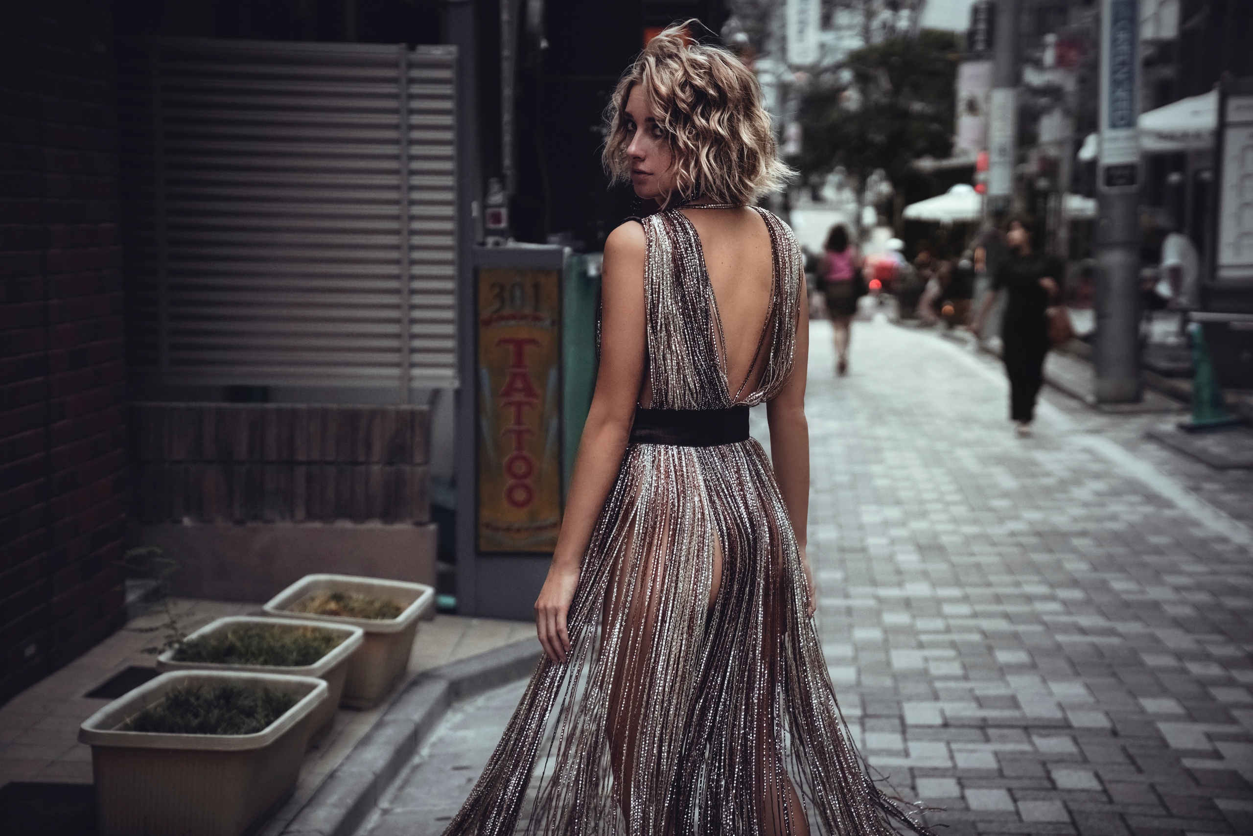 Promotional photos for a brand in Japan