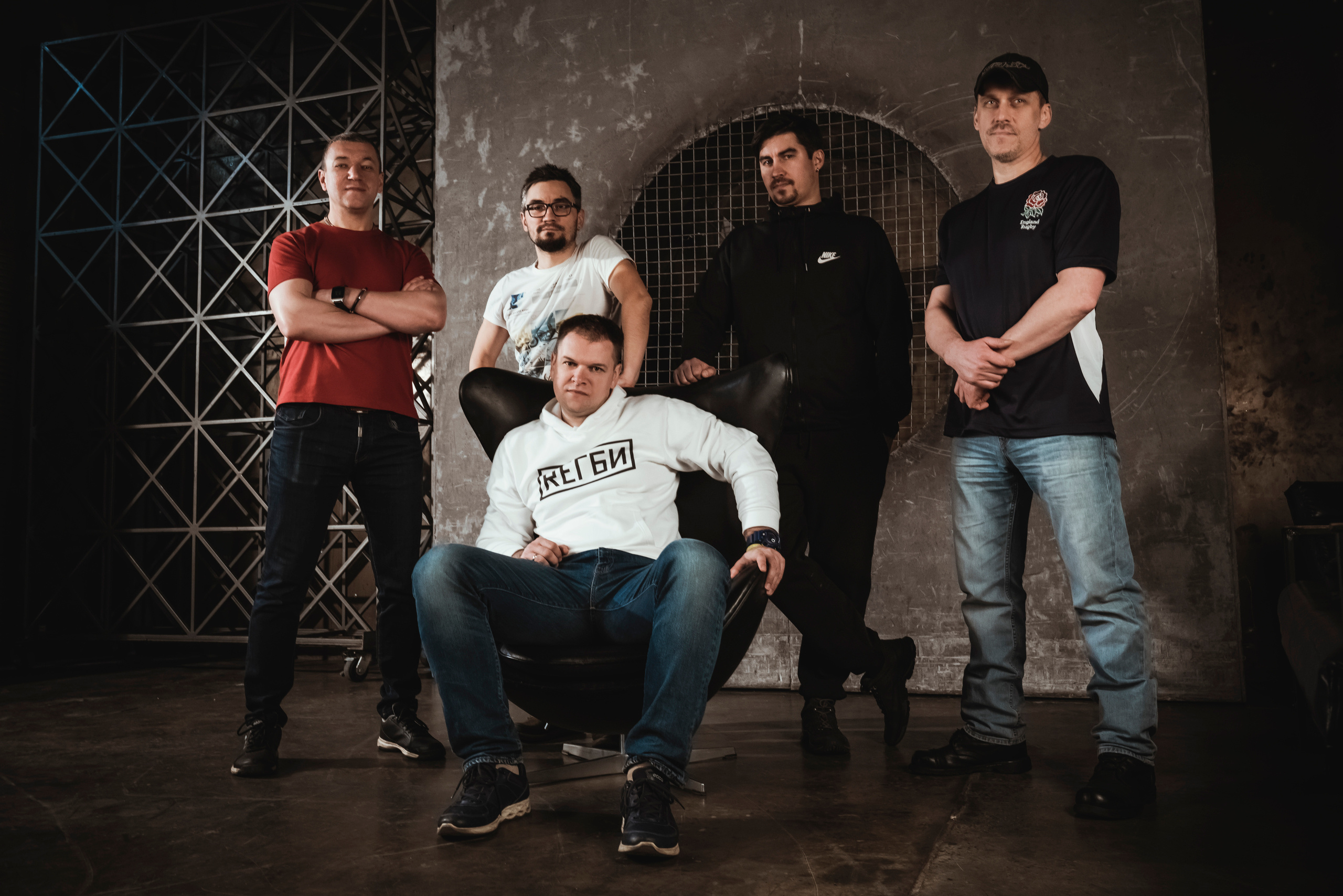 Photoshooting for a Rock Band