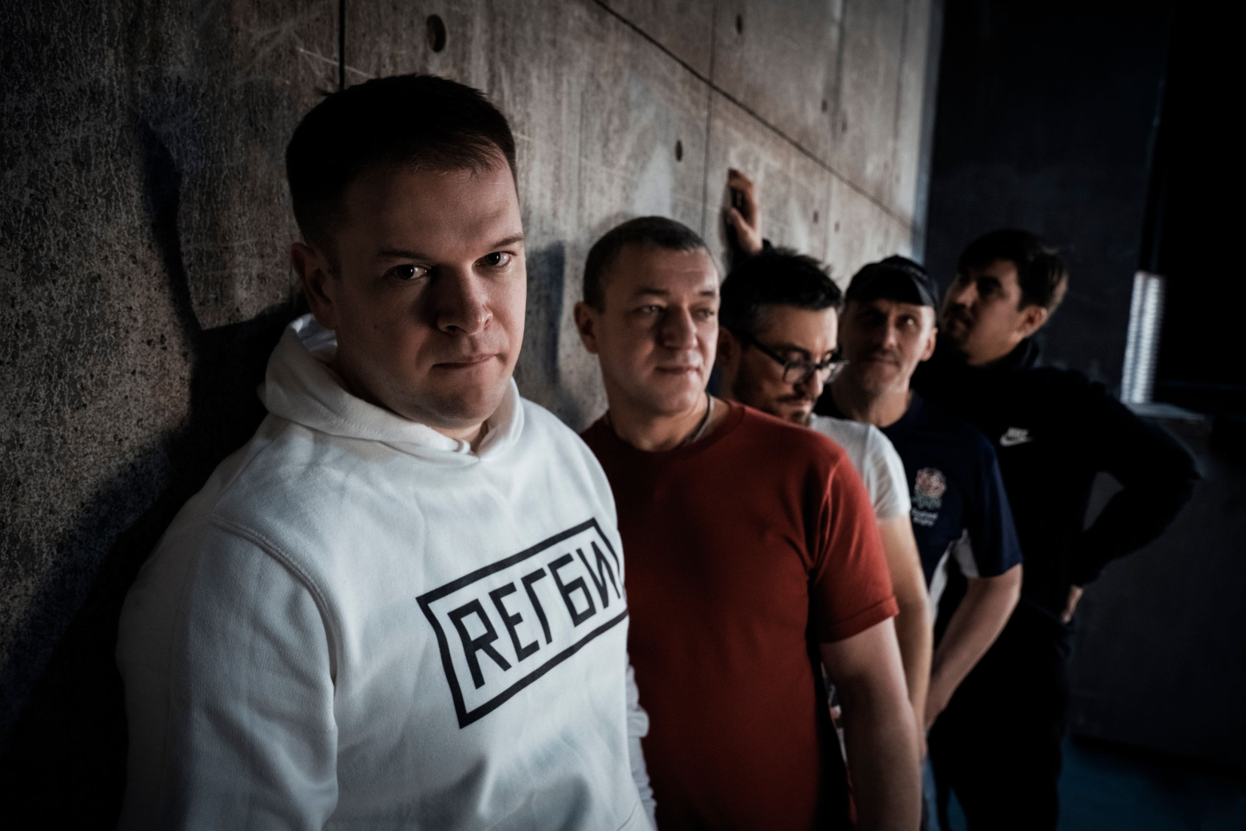 Photoshooting for a Rock Band