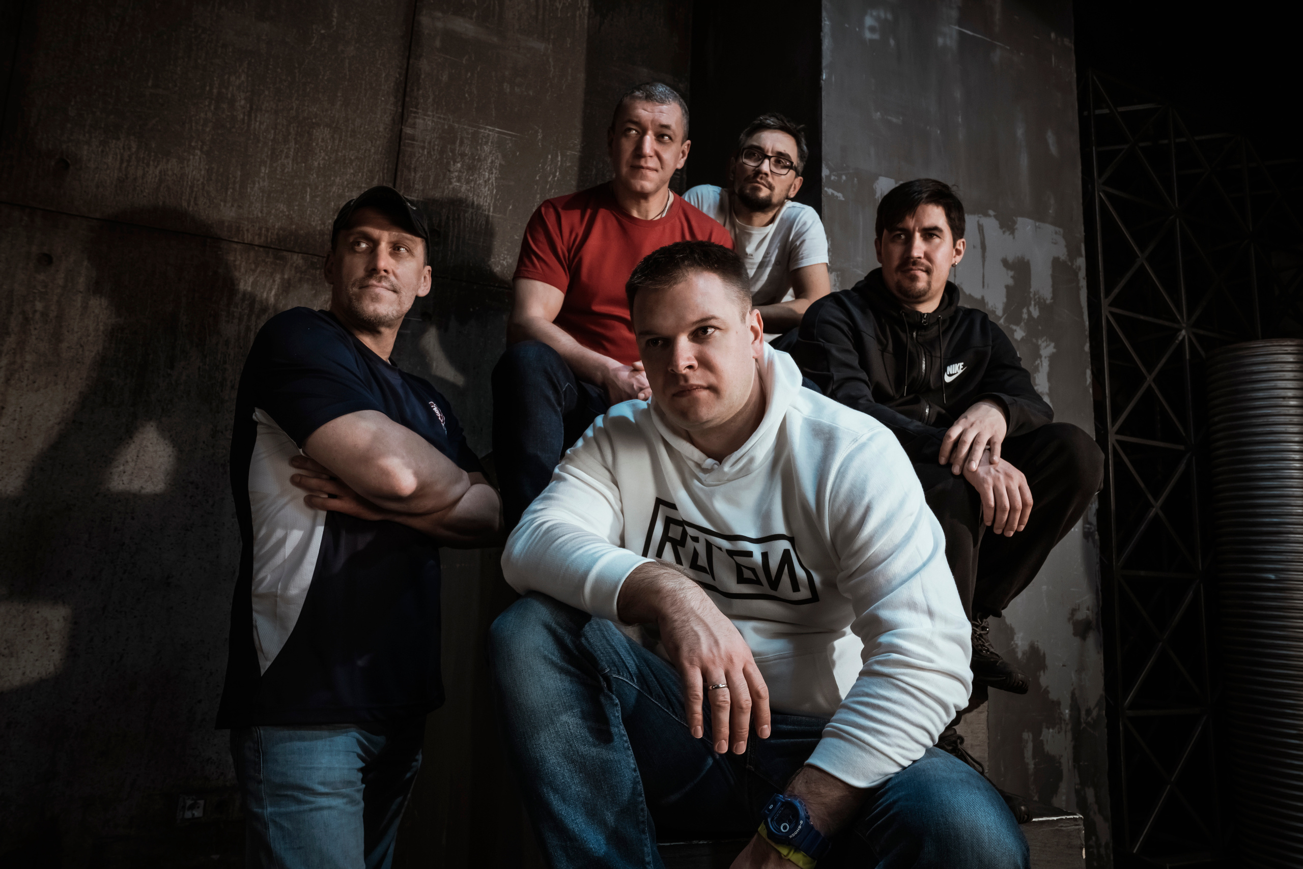 Photoshooting for a Rock Band