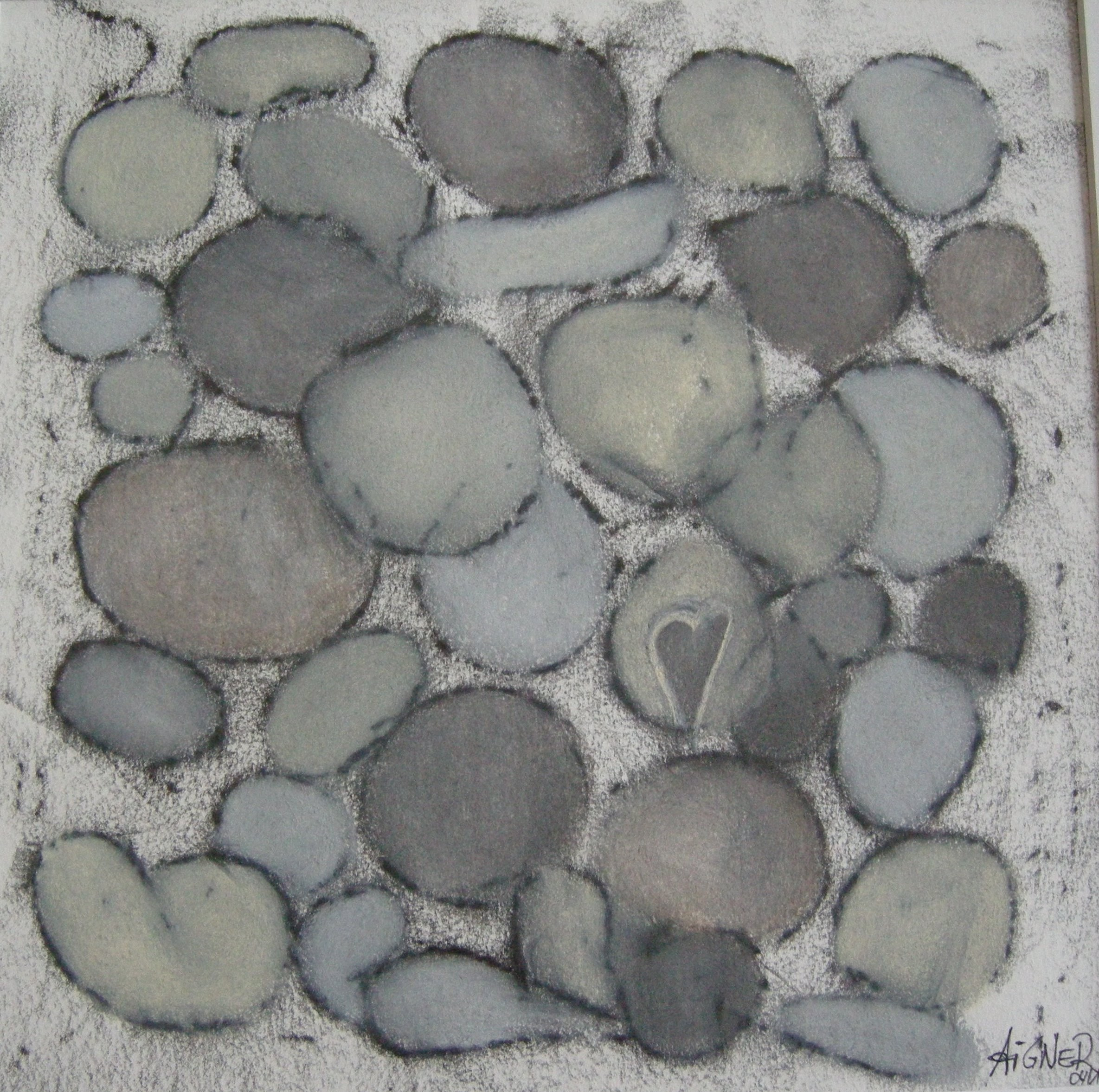 Herz-Stein 2012 - 40x40
