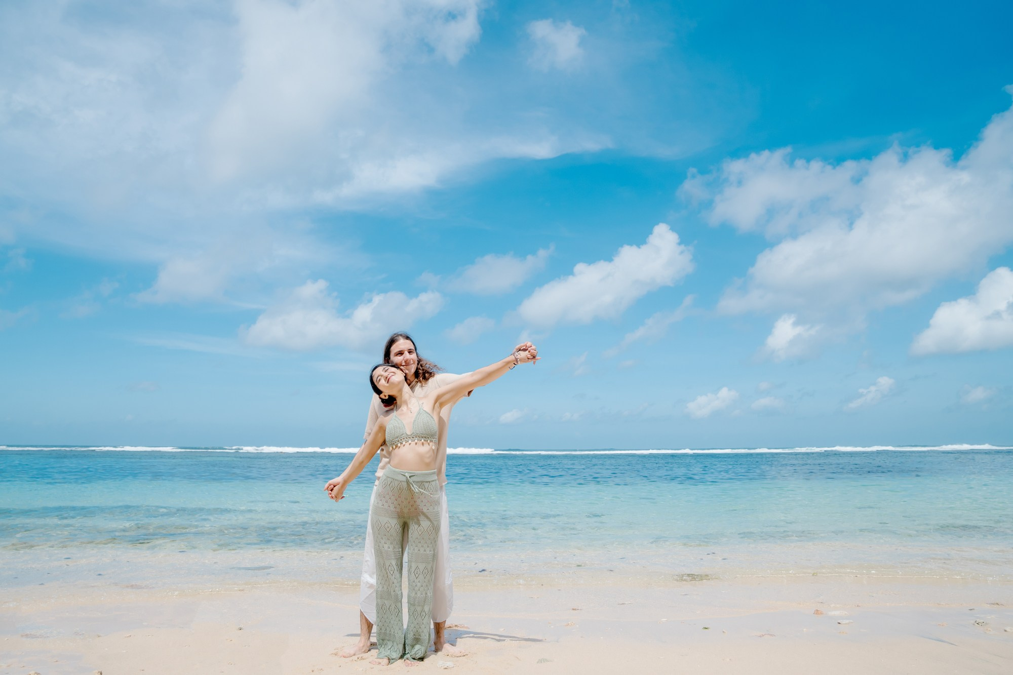 Marriage Proposal in Beach. Female Photographer in Bali