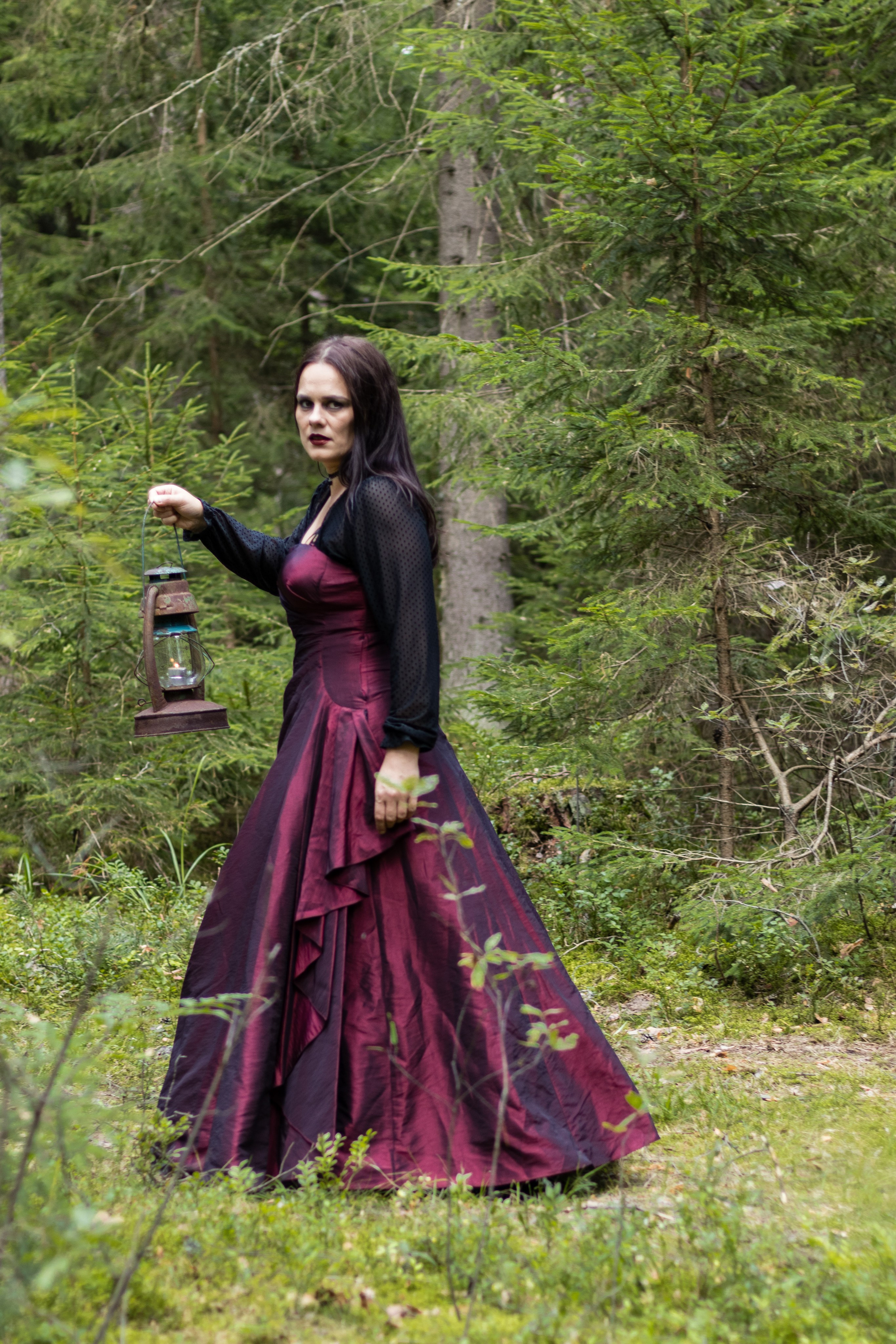 Фотосессия ведьма в лесу. Фотограф / Даугавпилс