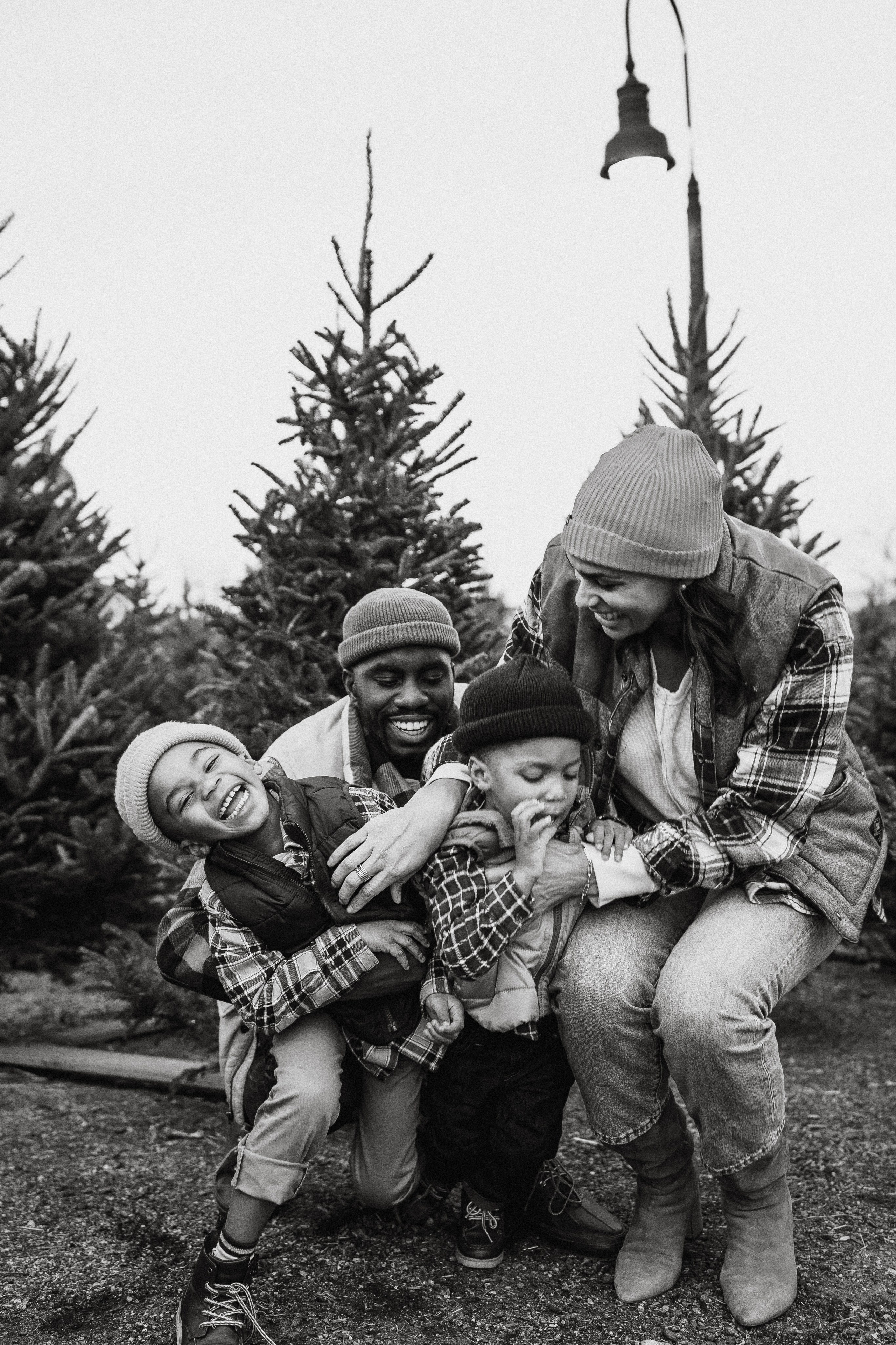 Kristen and family christmas farm. Wedding and family photographer and videographer PA, NJ, NY, DE, MD