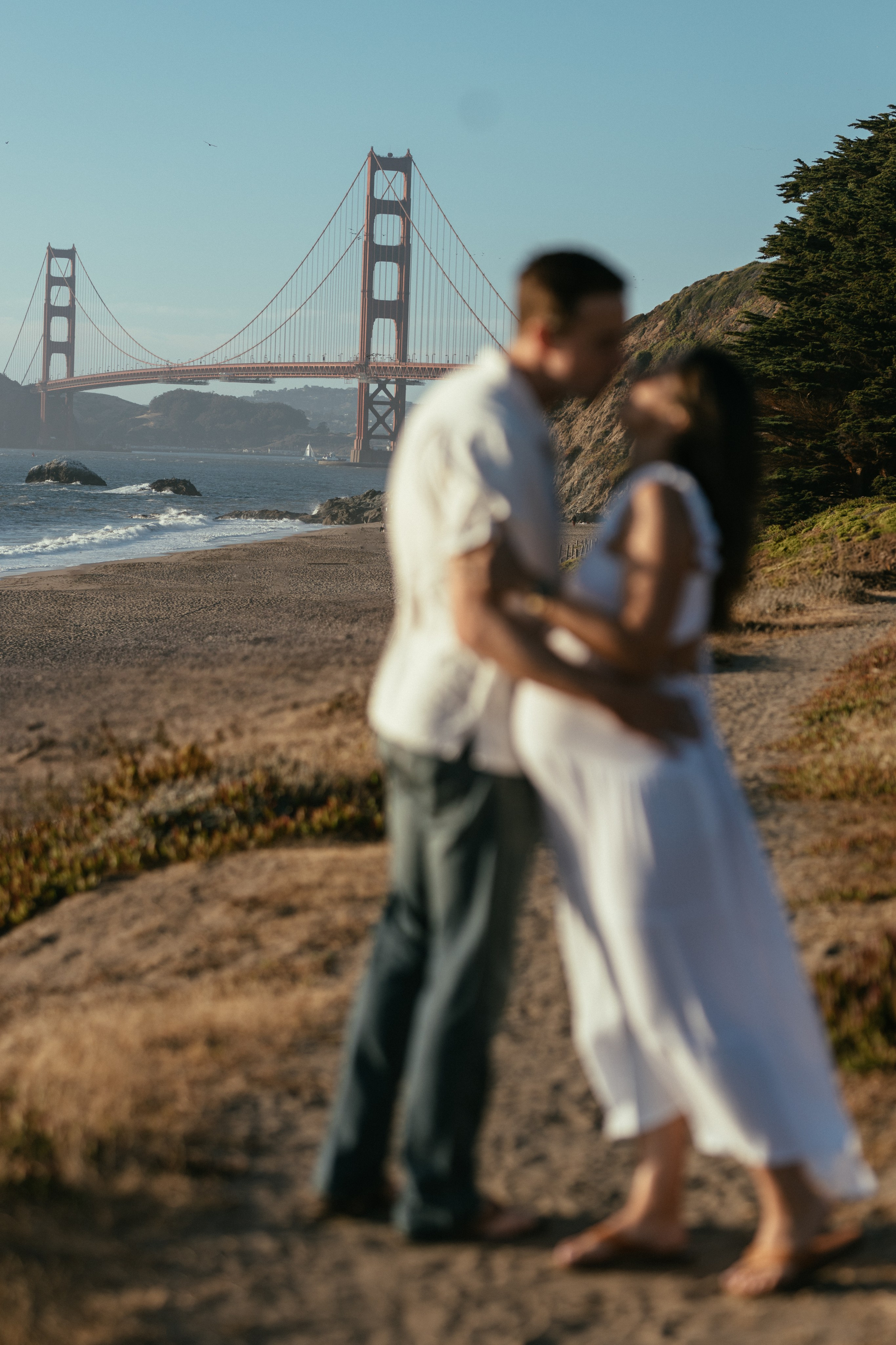 New Beginnings at Baker Beach. Maternity, newborn photographer in the Bay Area|Iryna Rakivnenko