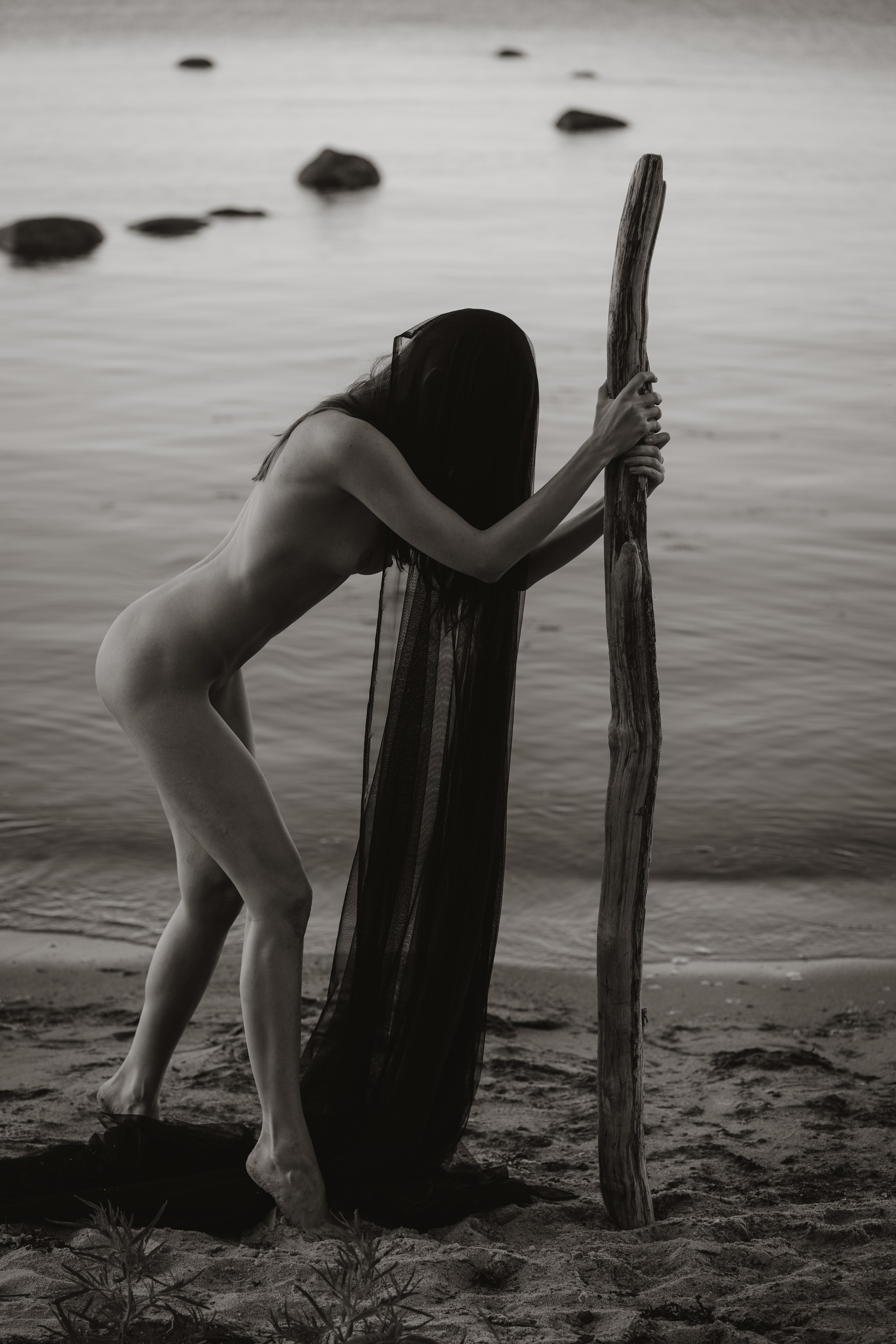 The water and salt that built her. Anna Chekryshova — Authorial Portrait Photographer in Tallinn