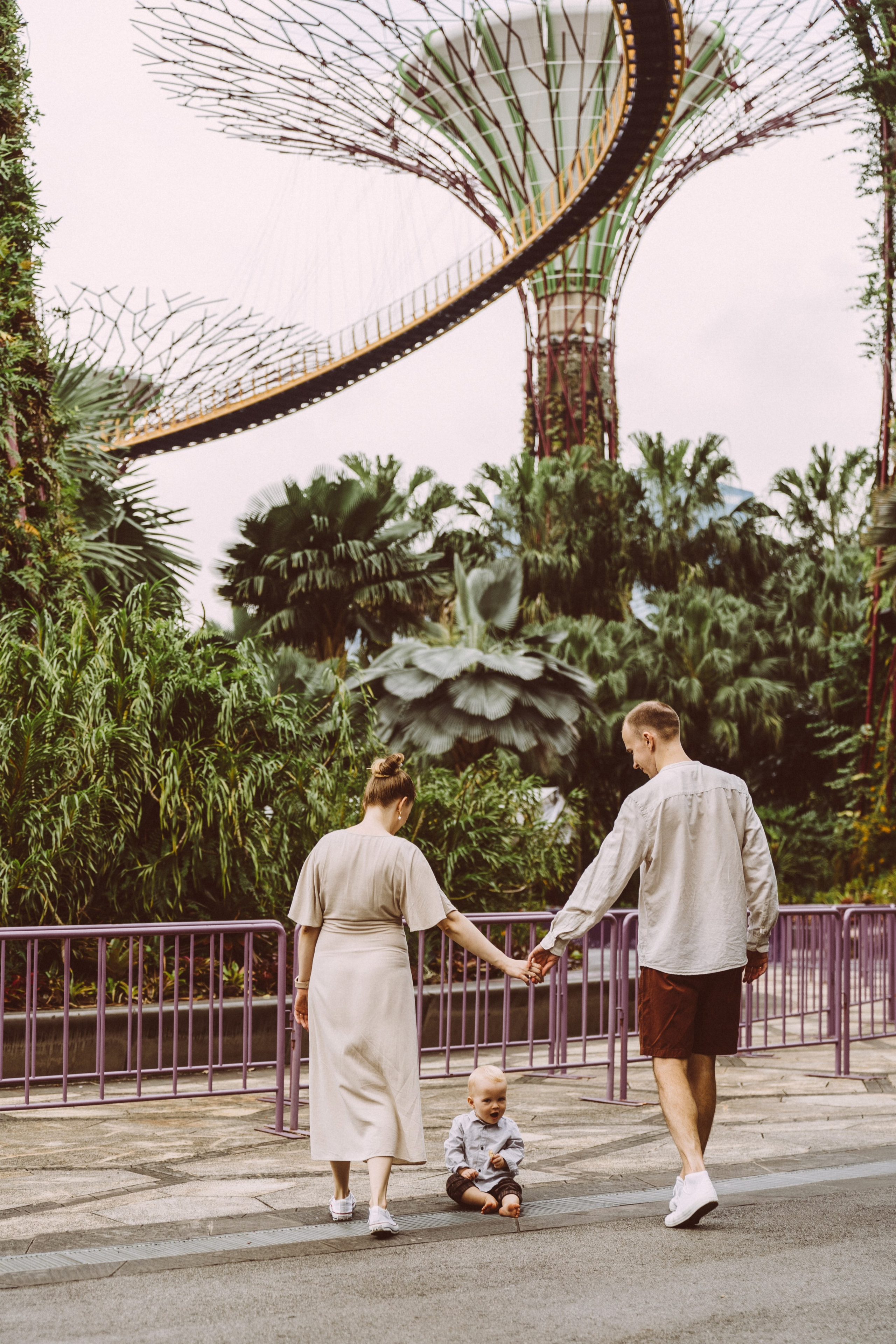 Family. Dasha in Singapore