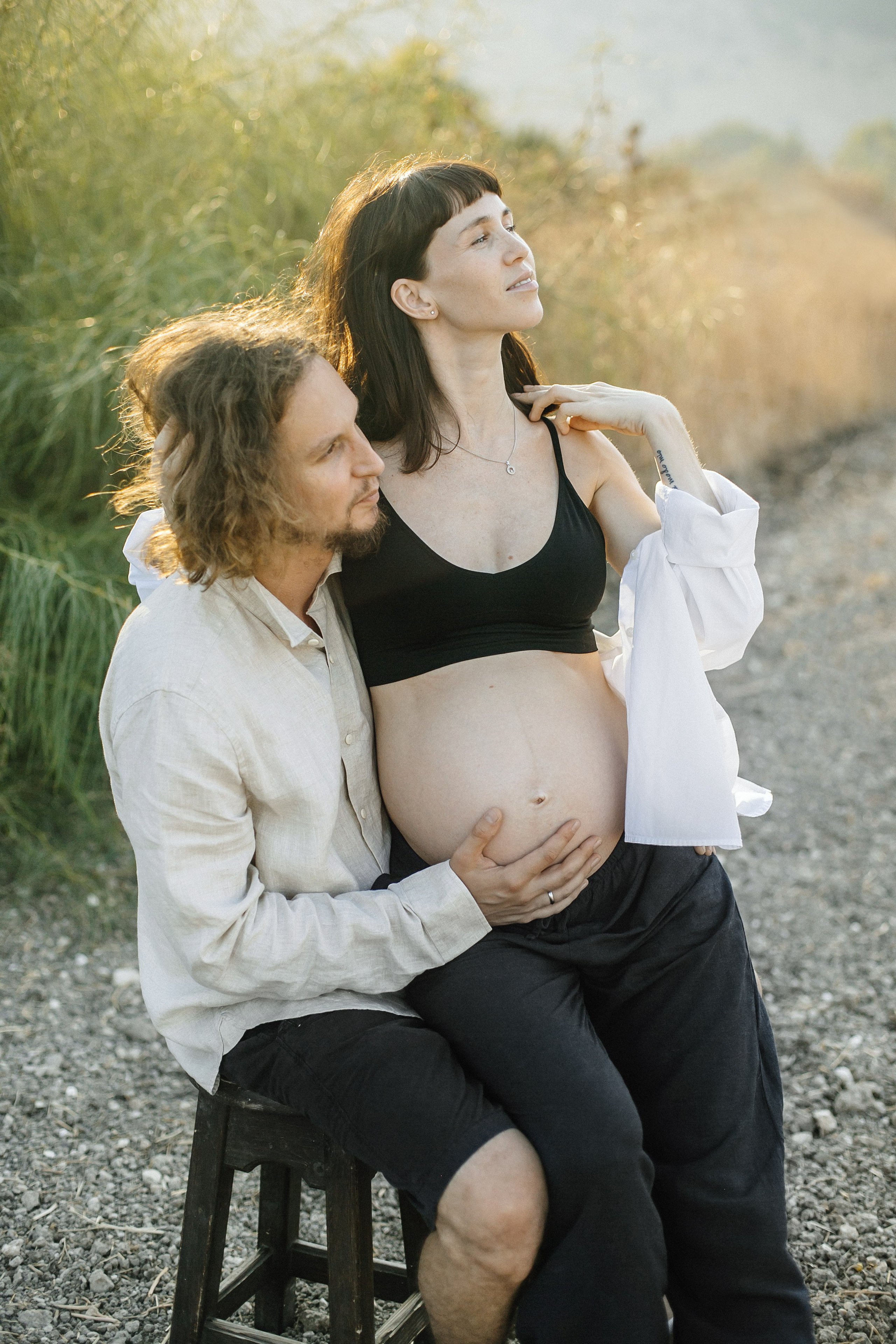 Kiryat Tivon field. Family photographer in Israel