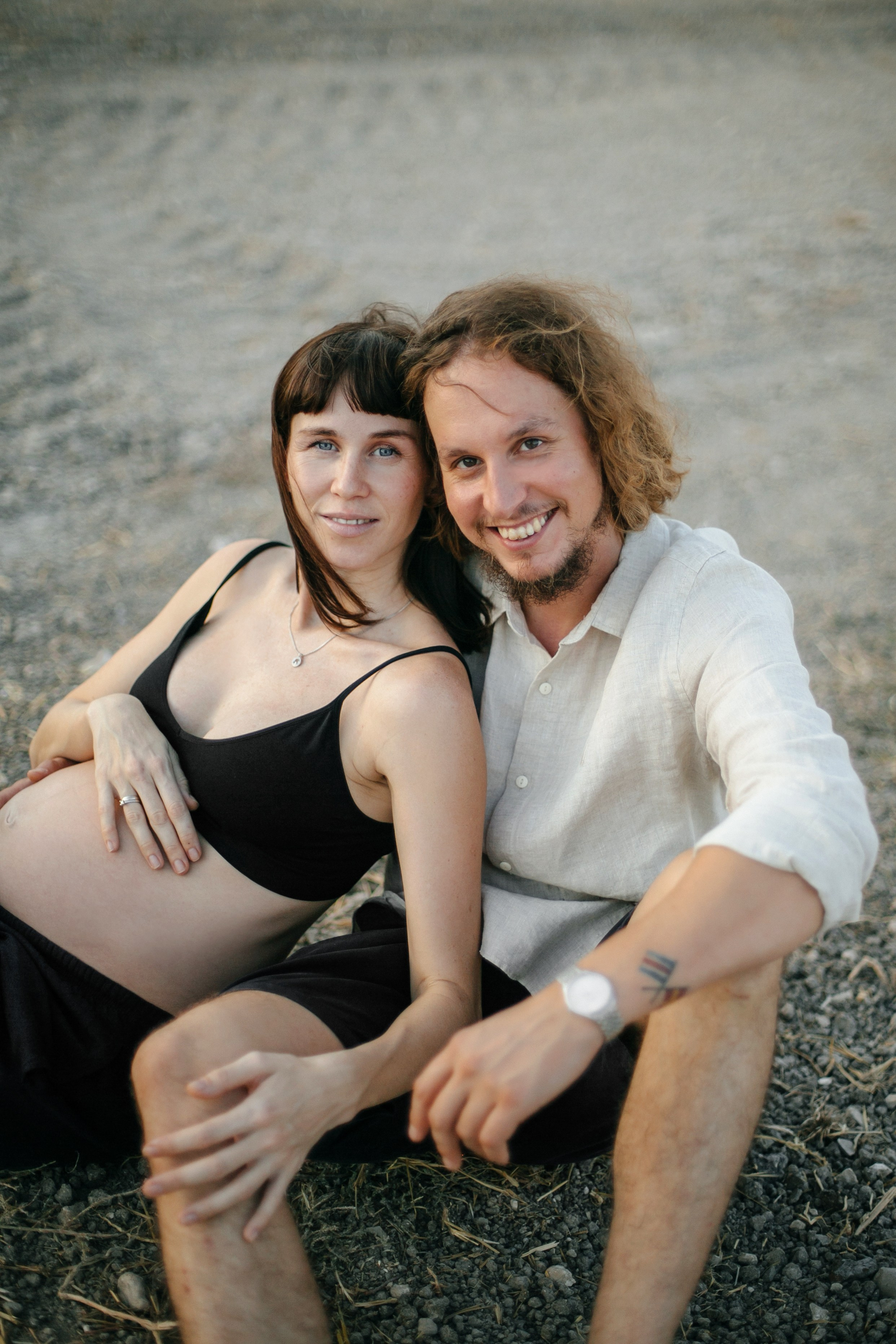 Kiryat Tivon field. Family photographer in Israel