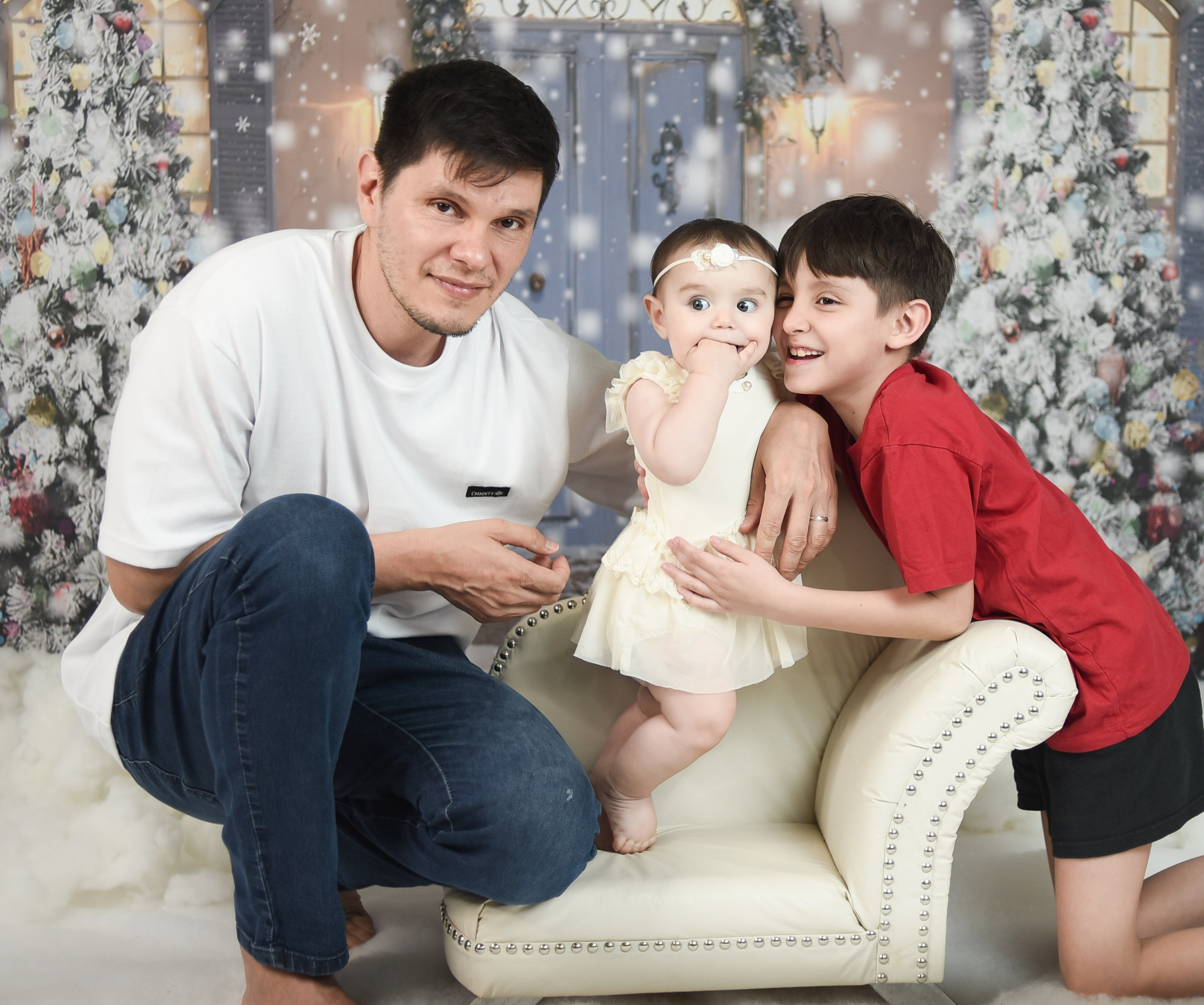 Sesión Navideña de Alaia y Familia. Fotografo de casamiento en misiones y fotógrafo de familia  Posadas